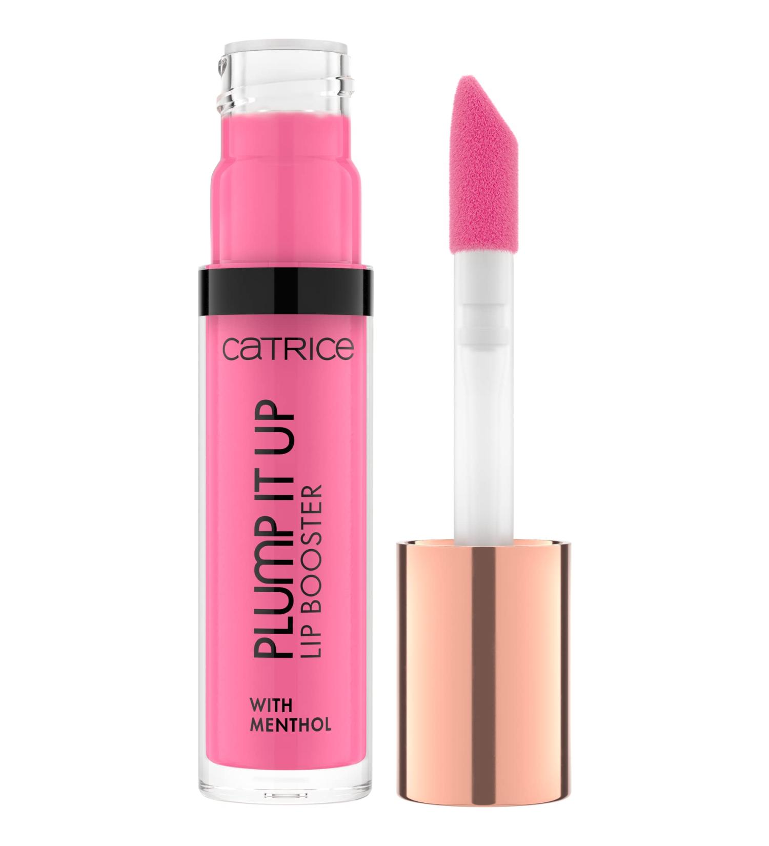 Catrice Plump It Up Lip Booster No. 050 - Vegan Pink Lip Gloss with Cooling Effect | Alcohol & Paraben Free | 3.5ml - Buy Online on GoSupps.com