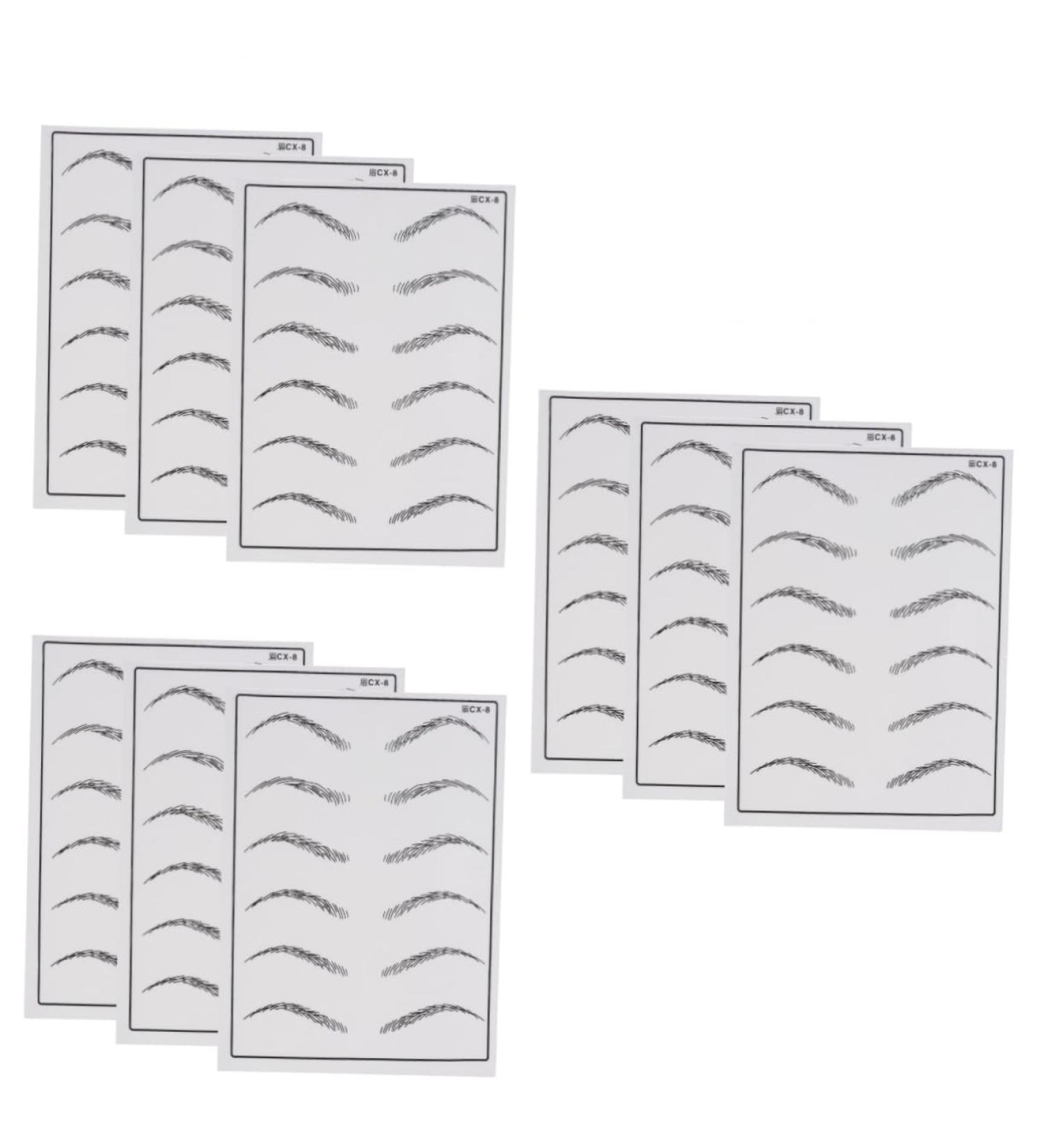 Beavorty 3pcs Eye Brow Practice Skin Eyebrow Microblading Skin Eyebrow Training Skin Practice Tools - Buy Online on GoSupps.com