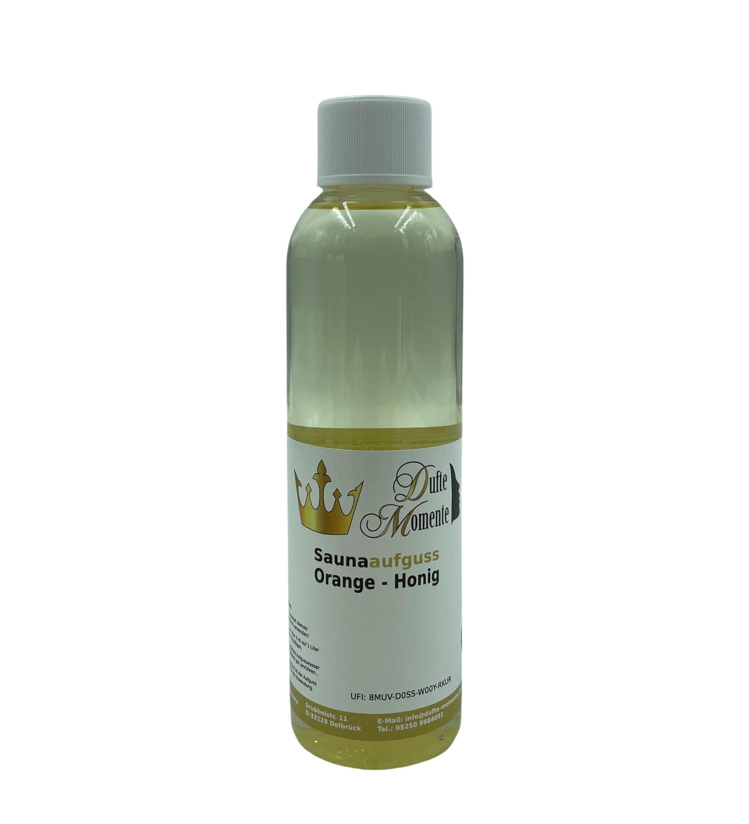 Buy Orange-Honey Sauna Infusion Concentrate - 250ml PET Bottle with Dropper Cap | International Shipping Available - Buy Online on GoSupps.com