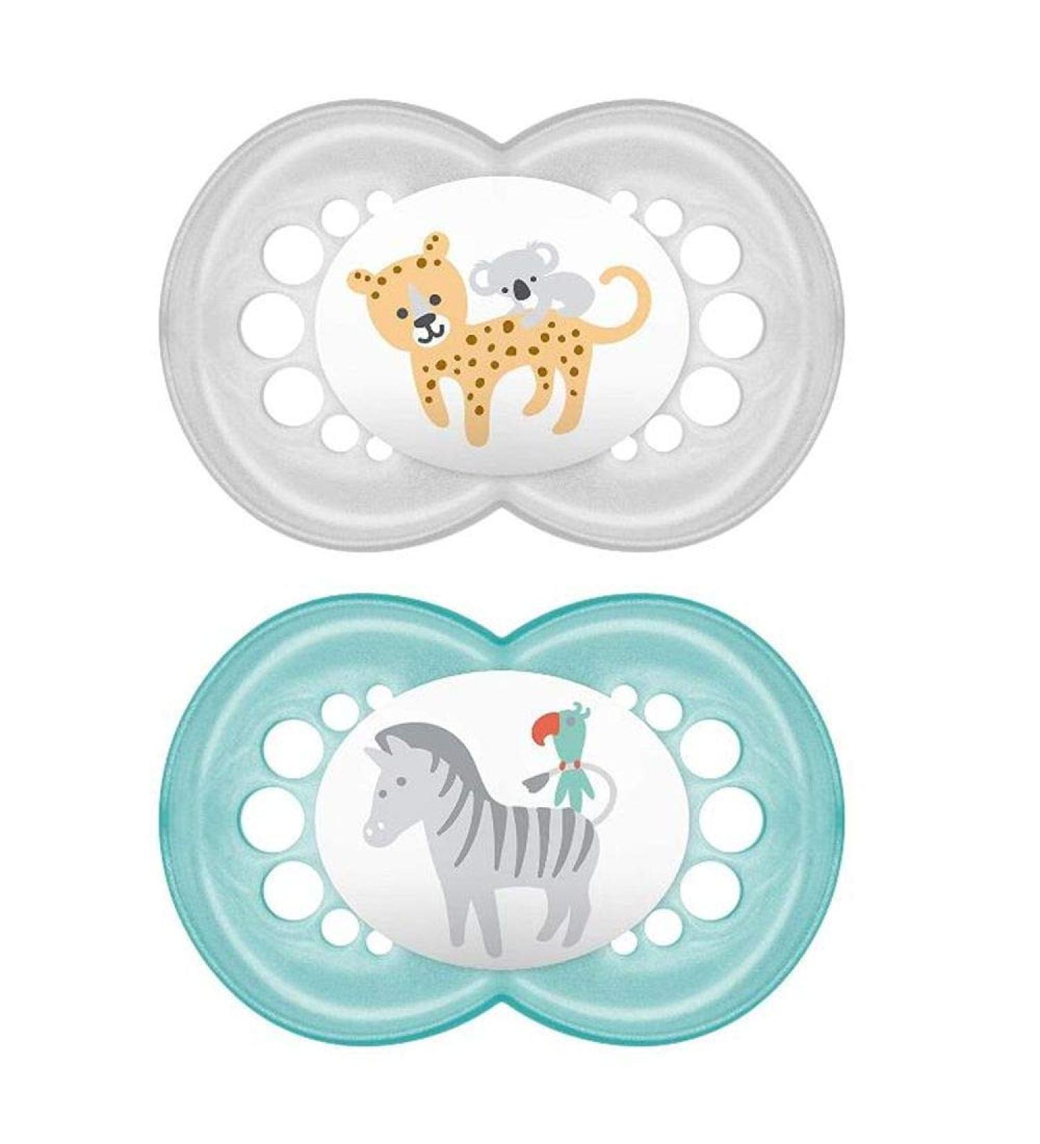 FENRIR Mam Pacifiers Baby Pacifier 16+ Months Best Pacifier for Breastfed Babies Original' Design Collection Unisex 2Count