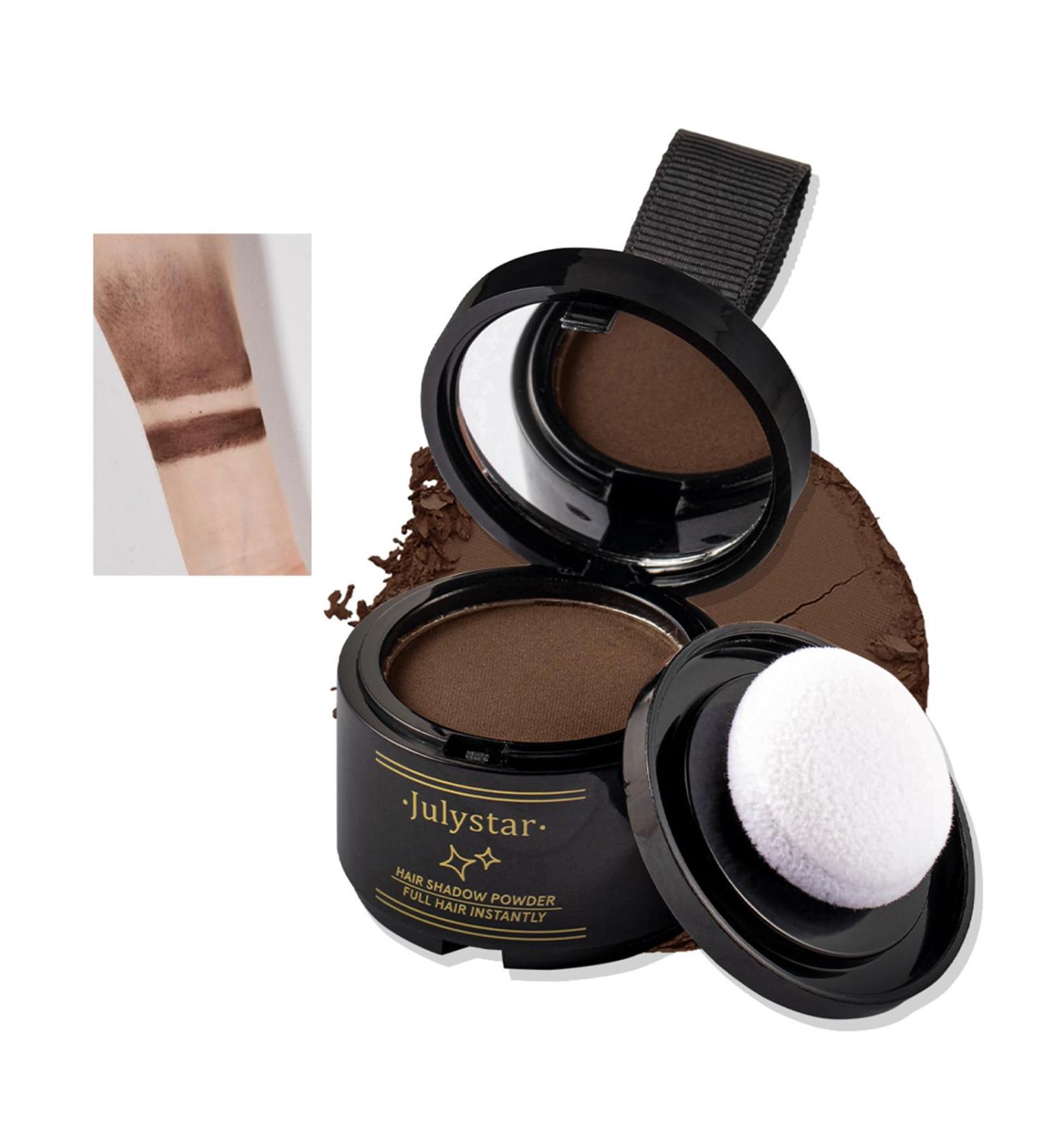 Aumotop Hairline Powder Portable Volume Filler for Hair Fast Image Modification Suitable for Men Filler Forehead and Flawless Fine Volume 4 G 01 - Buy Online on GoSupps.com