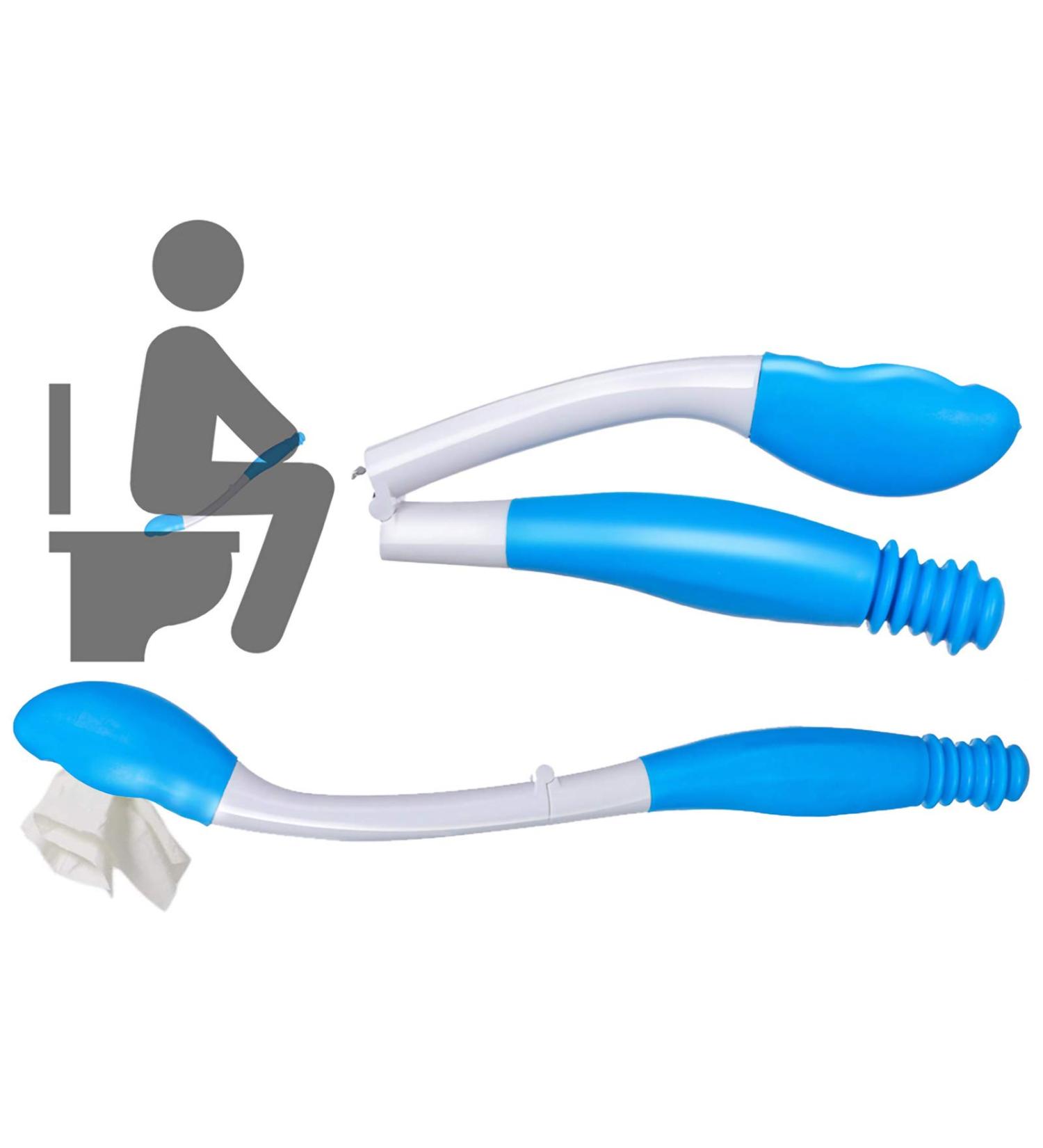 SOONHUA Long Reach Comfort Wipe - Folding Toilet Aid for Limited Mobility - Buy Online on GoSupps.com
