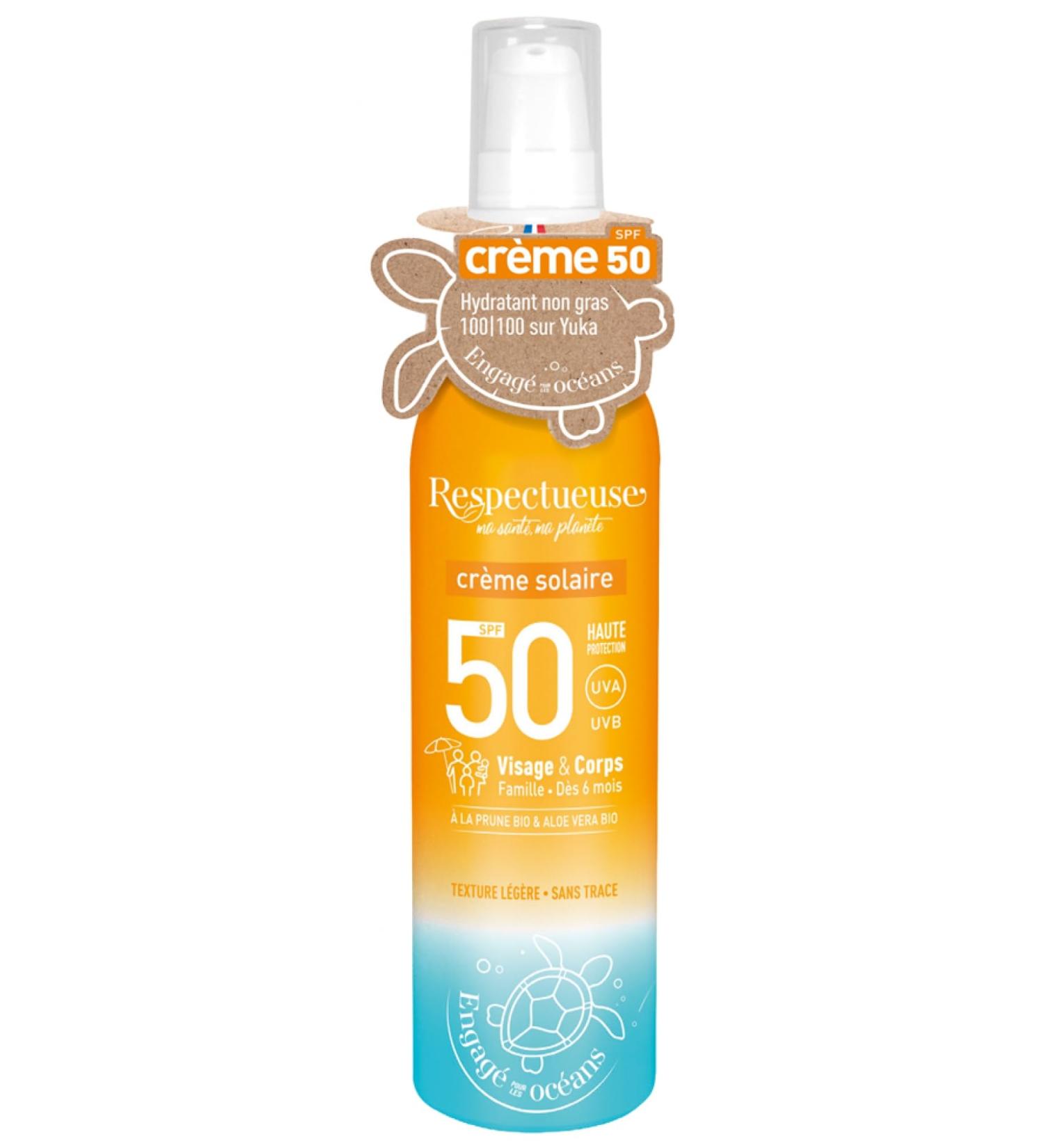 Respectueuse Cr me Solaire SPF50 100 ml