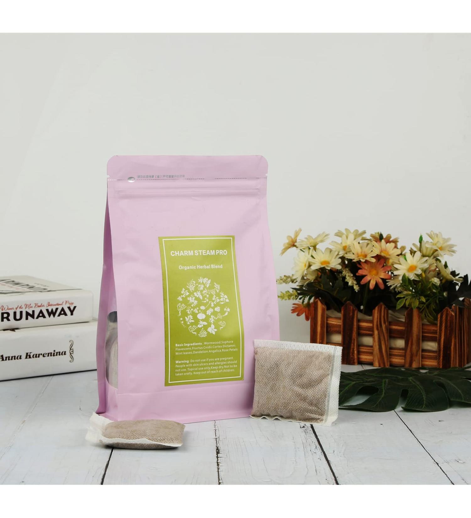 Organic Yoni Herbs for Feminine Cleansing, Tightening, Postpartum Care - 20 Bags - Buy Online on GoSupps.com