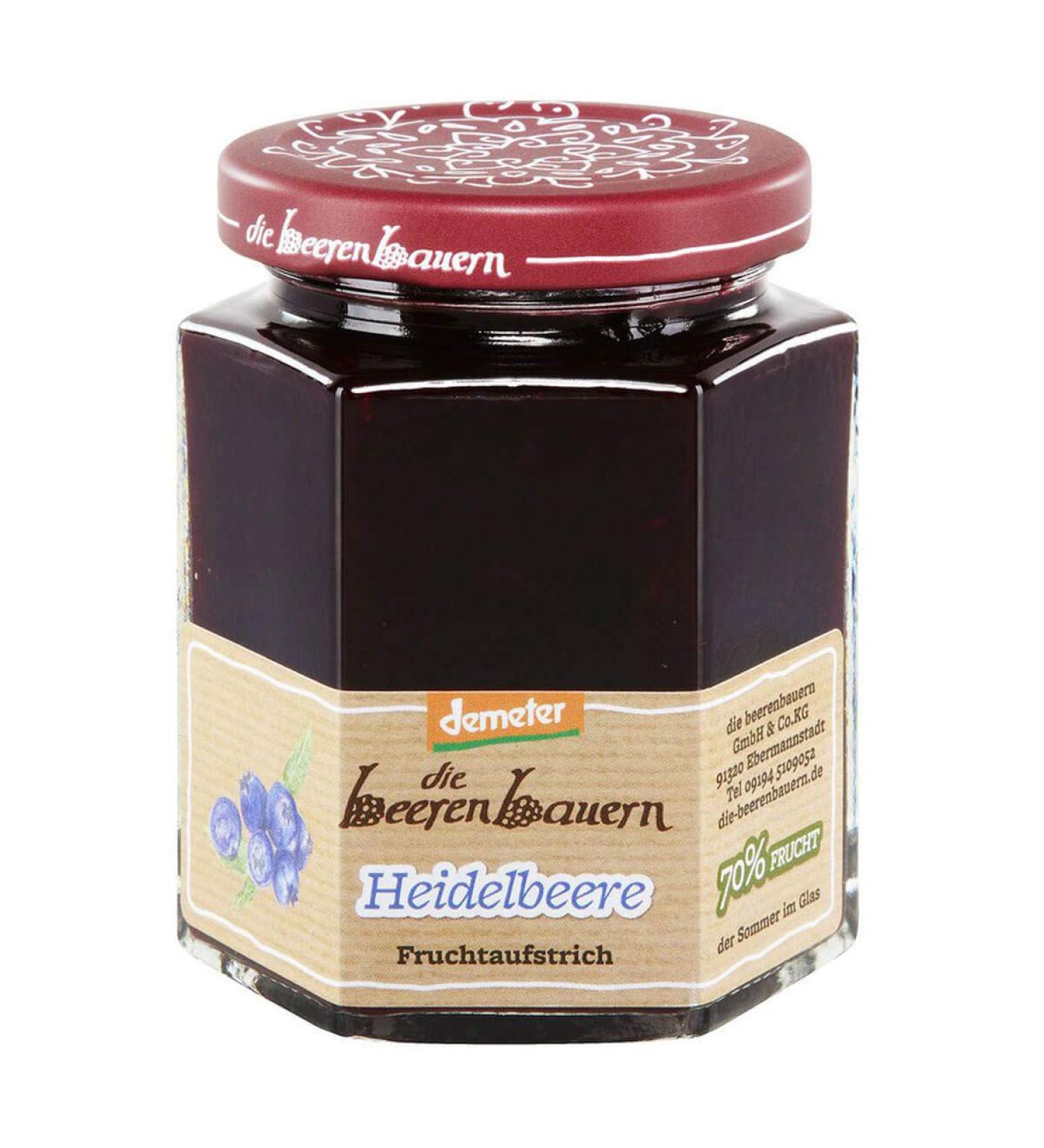 Die Beerenbauern The berry farmers - Set of 6 Blueberry Spreads - 200 g