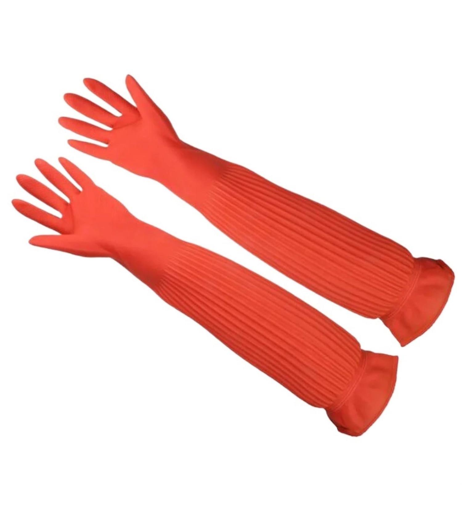 Cleaning Gloves 45/56cm Long Gloves Aquarium Gloves Waterproof Dishwashing Gloves Dishwashing Gloves 45cm - Buy Online on GoSupps.com