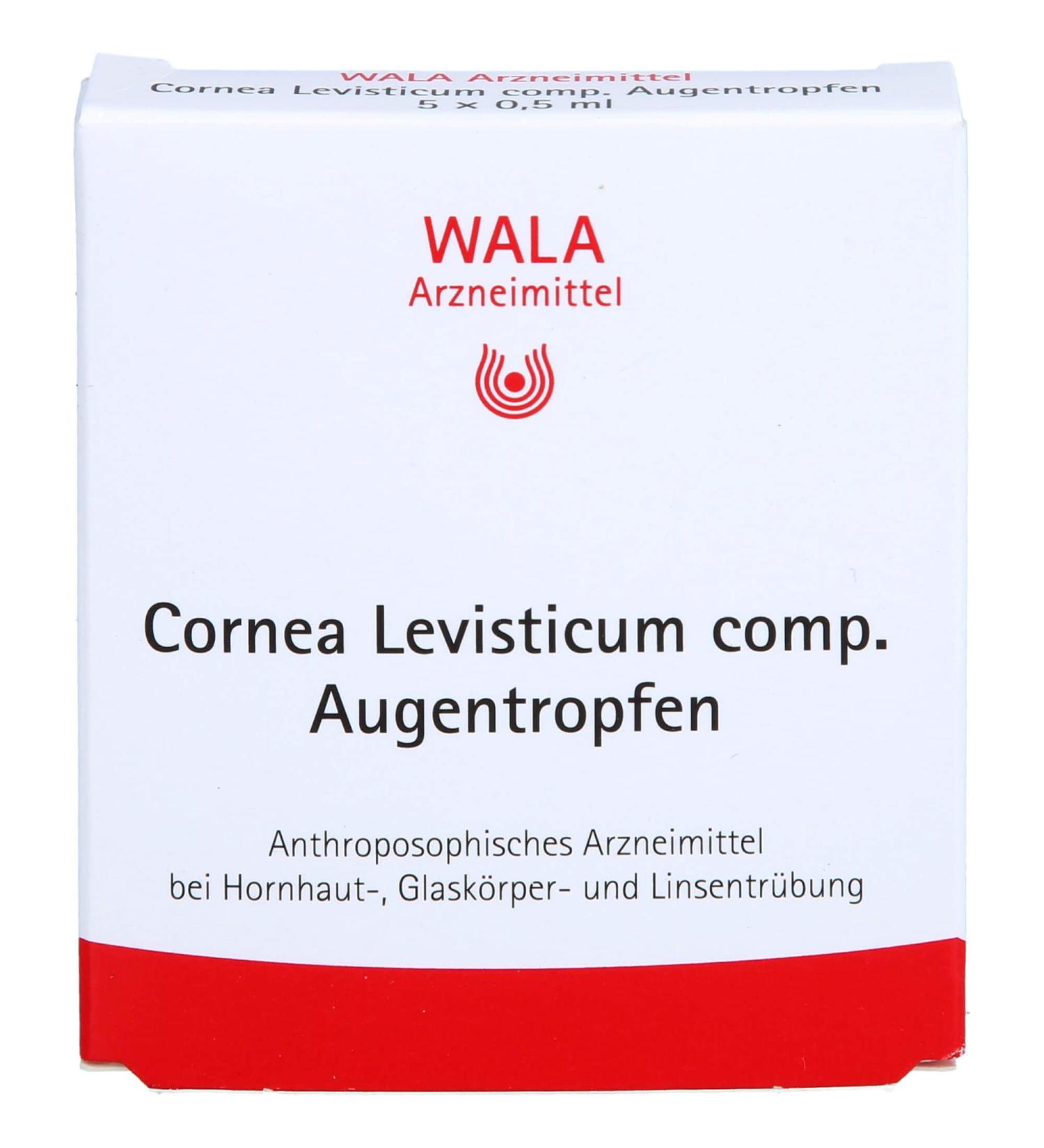 Buy CORNEA Levisticum Comp. Eye Drops 5X0.5 ml - International Shipping Available | Relieve Eye Discomfort - Buy Online on GoSupps.com