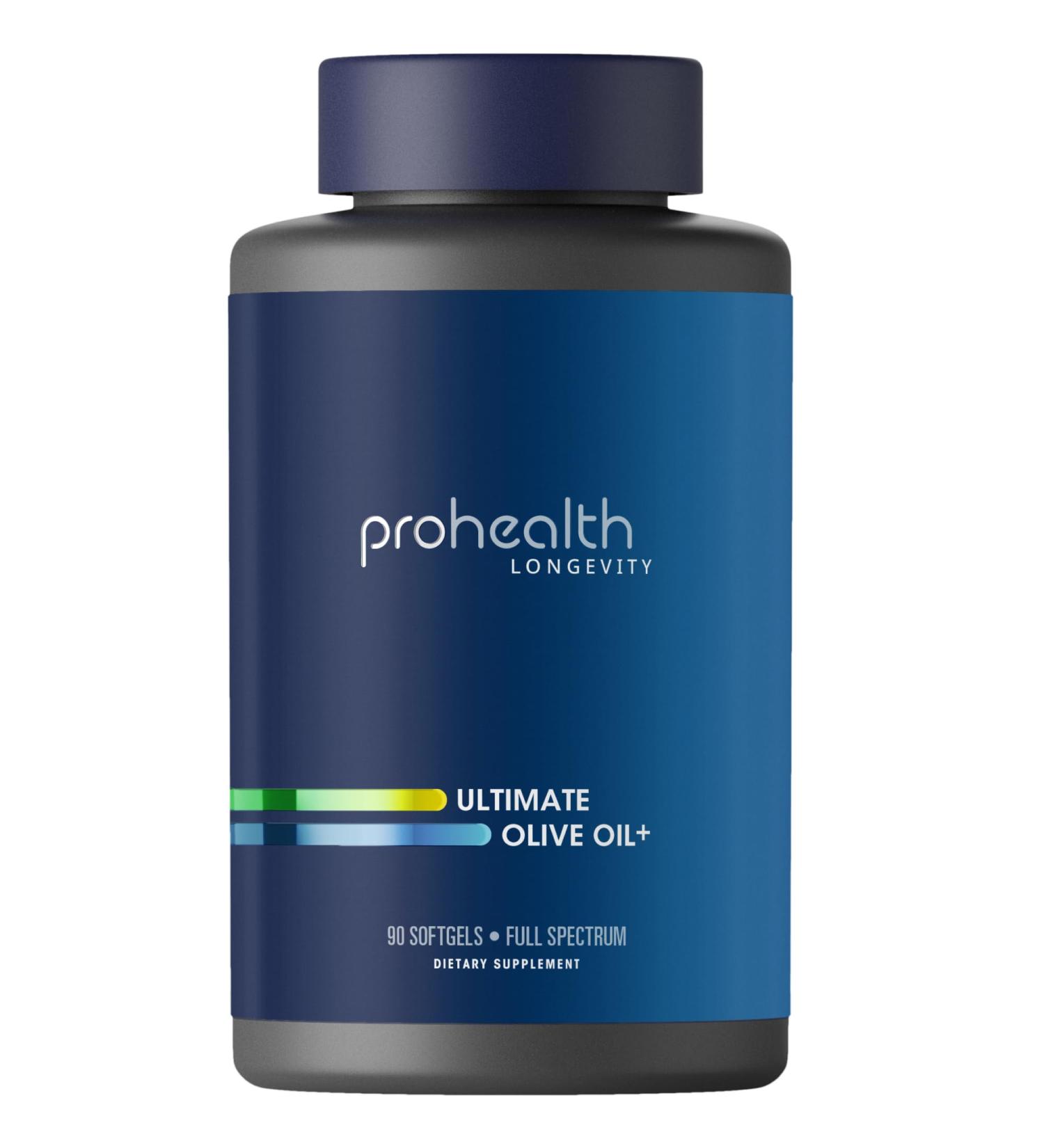 ProHealth Ultimate Olive Oil+. Triple Third-Party Lab Tested, 90 softgels - Buy Online on GoSupps.com