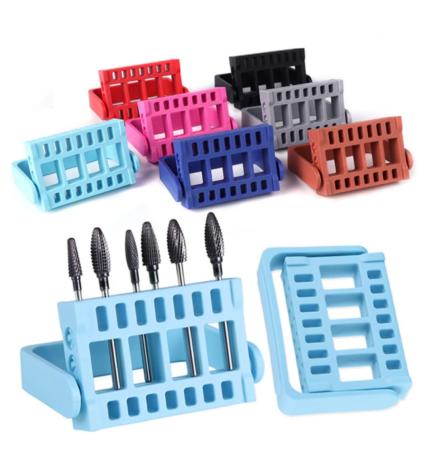 FOMIYES 16 Manicure Kit Manicure Tools Nail Drill Bits Kit Nail Grinding Head Holder Nail Display Stand Manicure Organizer Bit Holder Nail Kit Nail Art Tools Folding Nail Set Electric - Buy Online on GoSupps.com