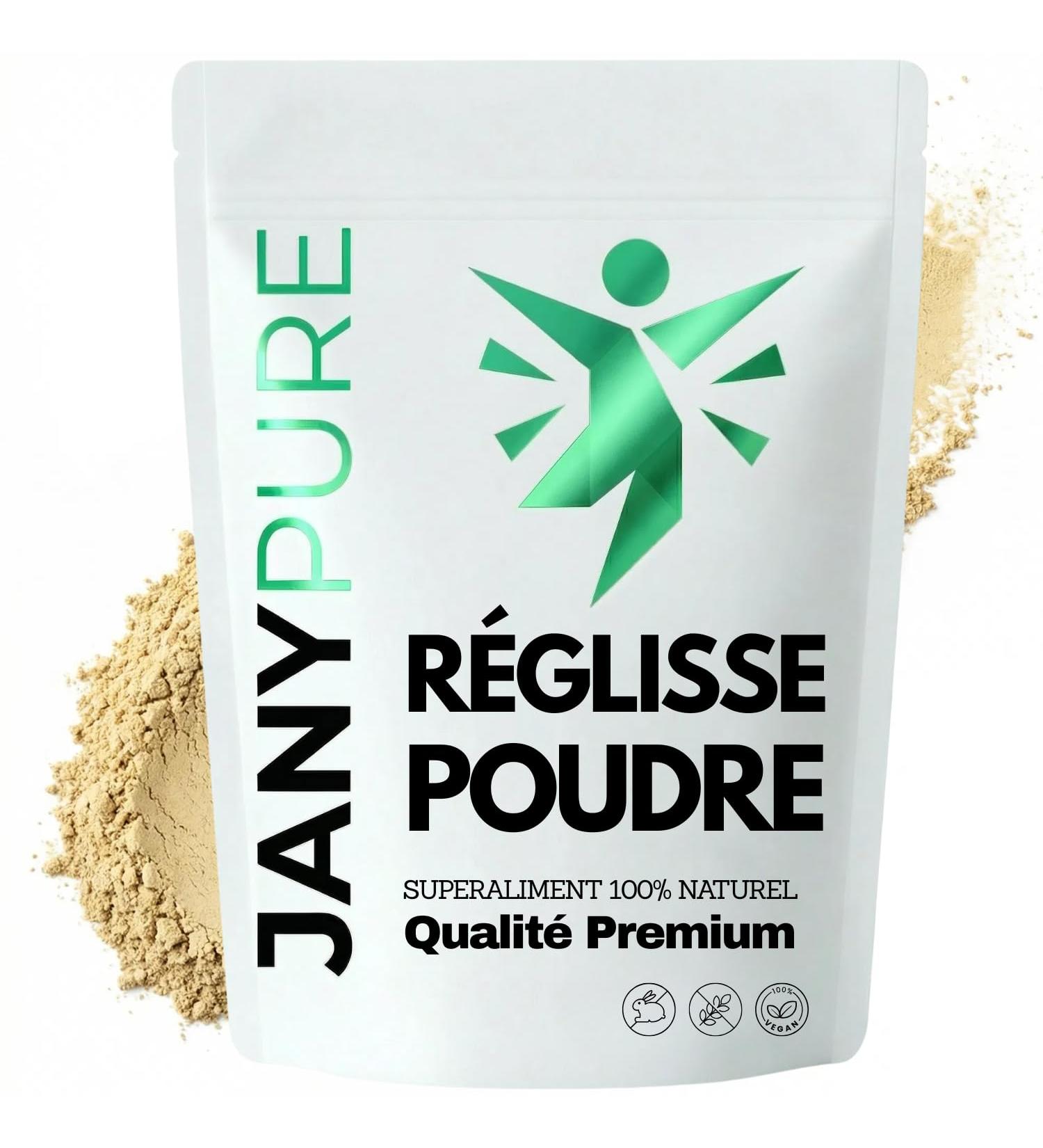Reglisse en Poudre Baton de Reglisse Moulu 250g | Digestion Confort Digestif Immunit D fenses Naturelles Toux Voies Respiratoires | Bien- tre Naturel Adaptog ne Anti Stress | Sachet Refermable - Buy Online on GoSupps.com