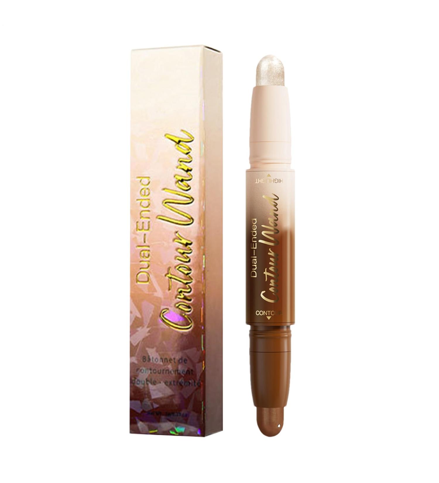 Highlighter Stick Double Sided Contour Stick 5G Luminizer Cream Concealer Waterproof Durable for All Day of Daily Life Universal - Buy Online on GoSupps.com