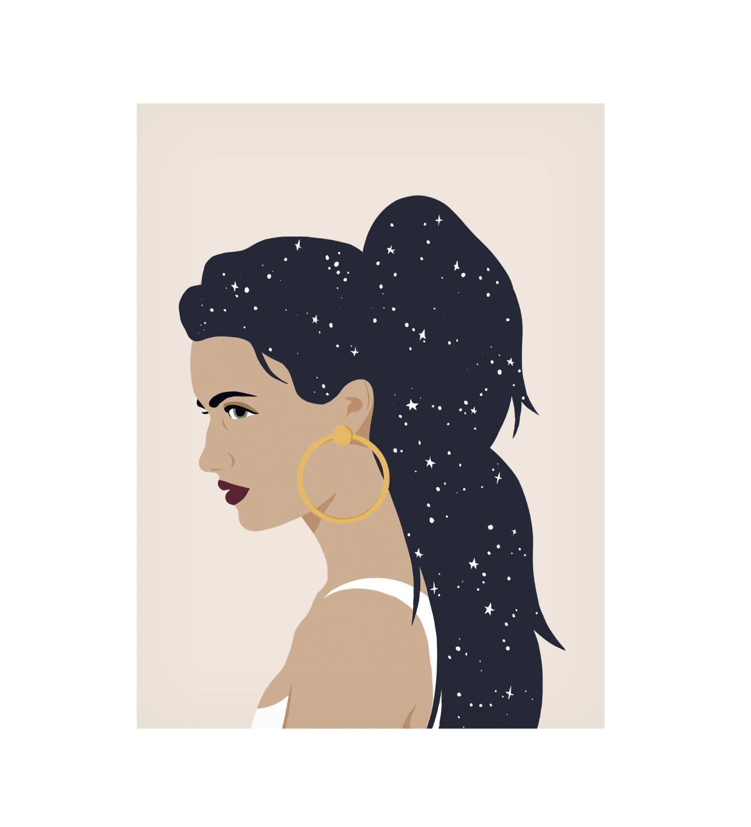 Buy Trademark Fine Art Heavenly Hair III Canvas Art by Annie Warren - Stunning International Shipping Available - Buy Online on GoSupps.com