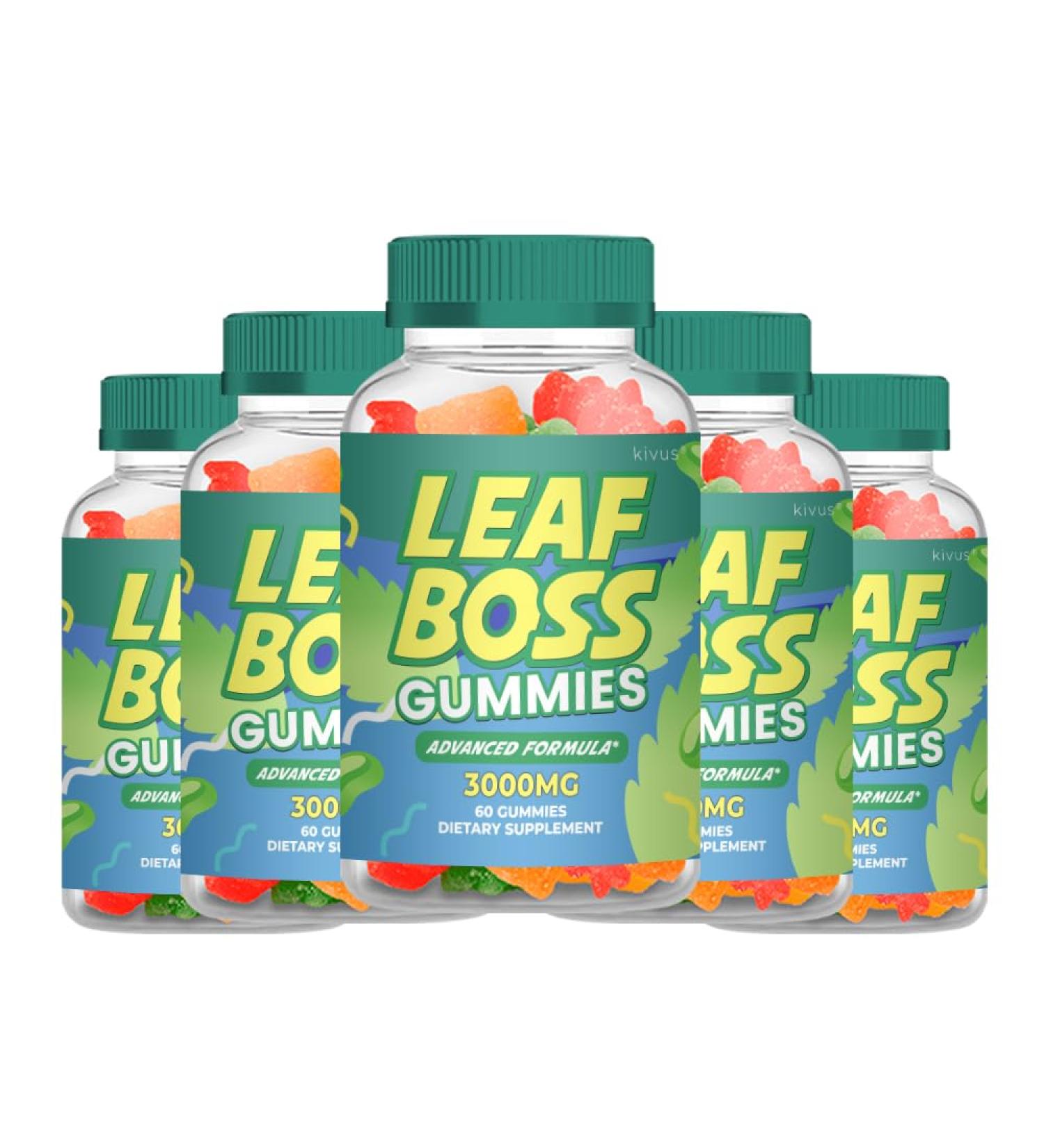 Leaf Boss - LeafBoss Hemp Gummy Formula (5 Pack 300 Gummies)