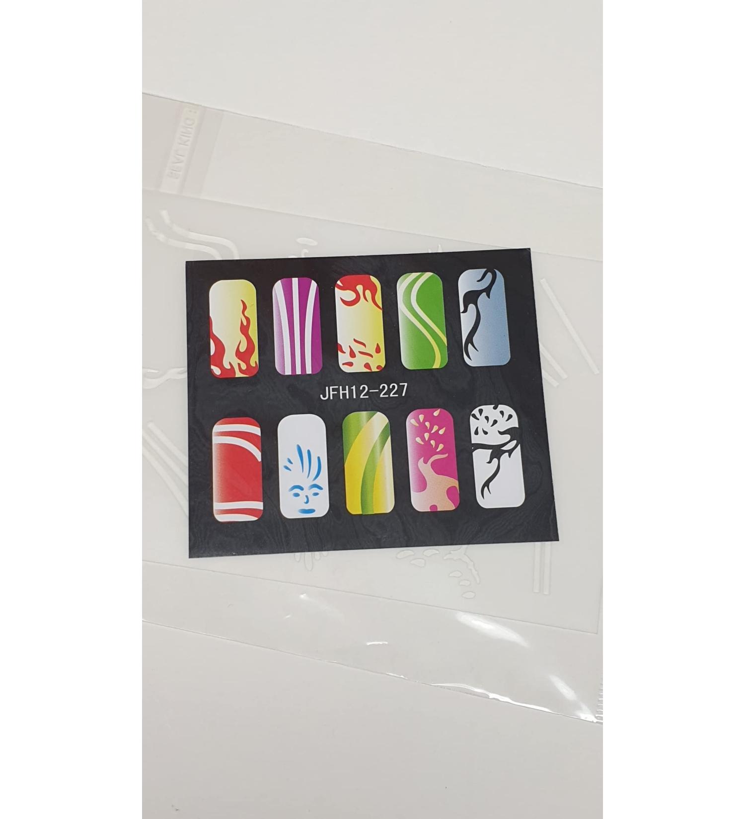 Fingernail stencil (airbrush nail art) Fengda JFH12-227