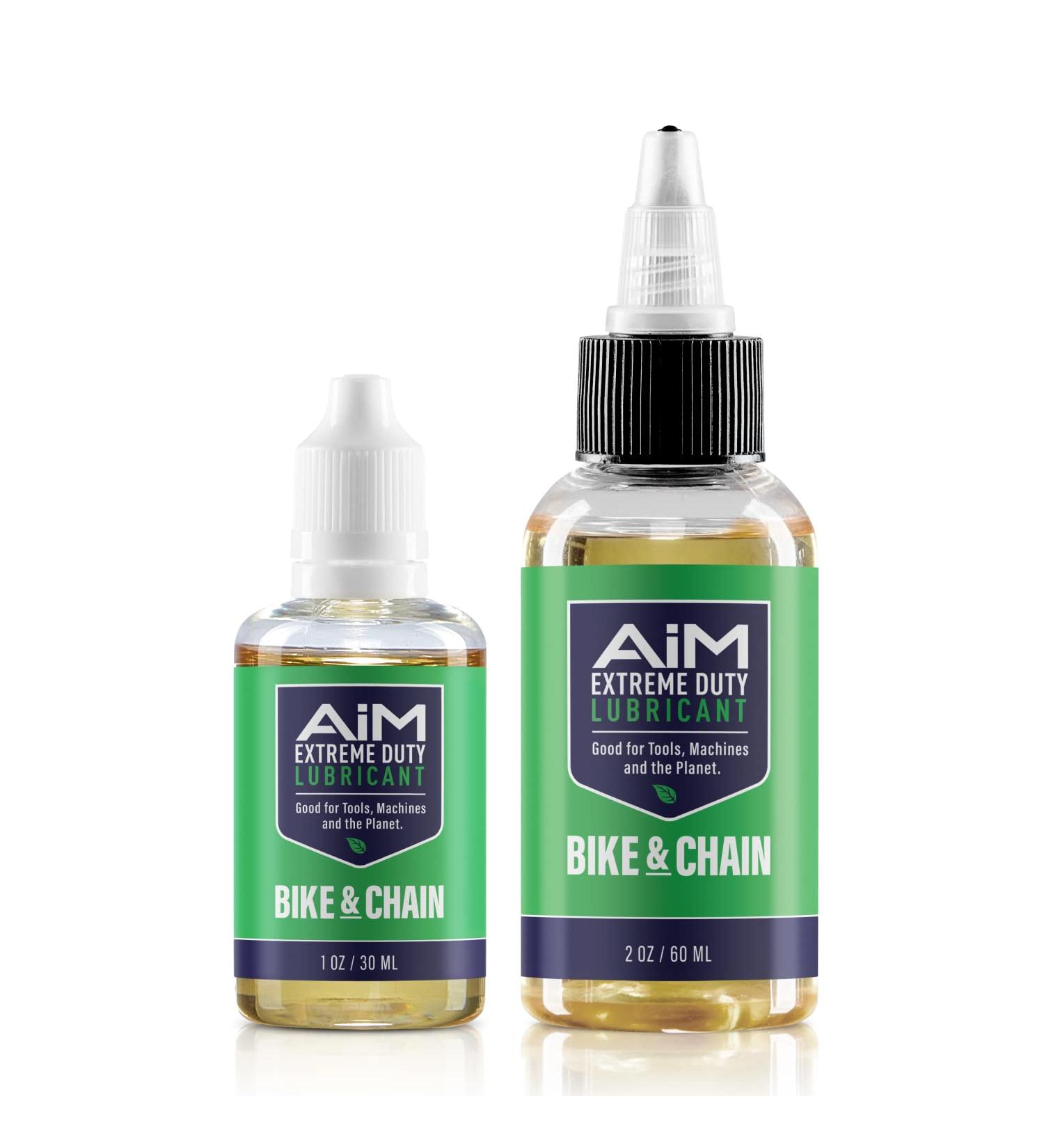 PlanetSafe AiM Extreme Duty Bike & Chain Lubricant Bundle - Non Toxic & Non Hazardous - Ideal for Scooters, Mopeds, Motorcycles, and Bicycles - 1oz + 2oz - Buy Online on GoSupps.com