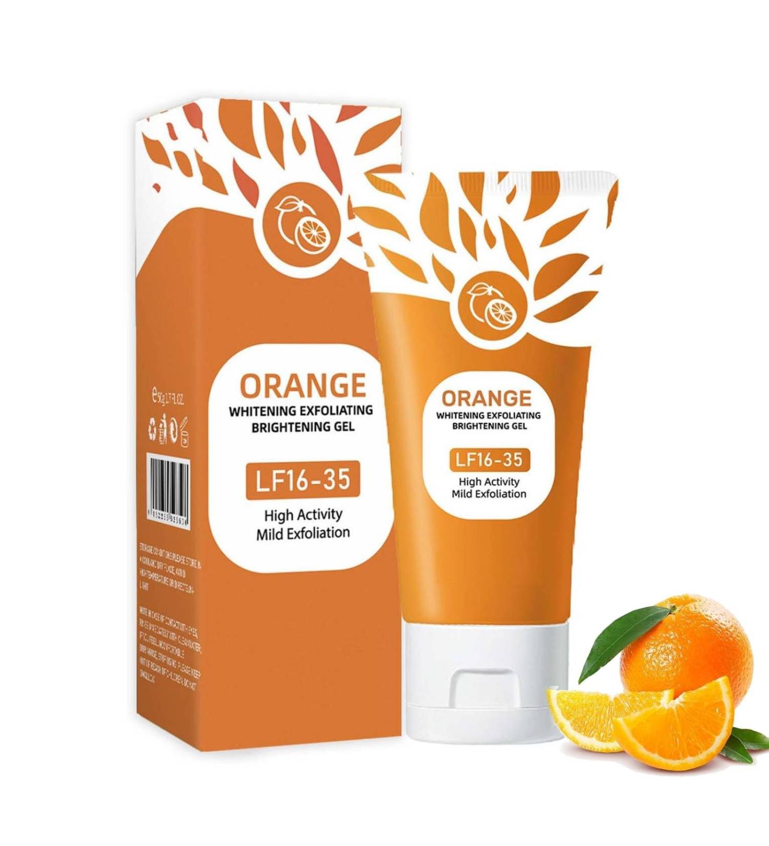 Gel exfoliant orange naturel Lf16-35 gel exfoliant orange gel exfoliant gel exfoliant claircissant orange pour un nettoyage en profondeur et hydratant (1 pi ce 50 g) 1 pi ce. 50 g (Lot de 1) - Buy Online on GoSupps.com