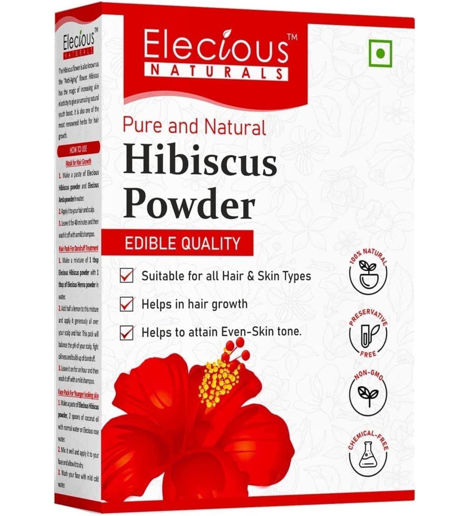  QURA QURA Hibiscus Powder for Hair Growth (200g) and Face Pack - Buy Online on GoSupps.com