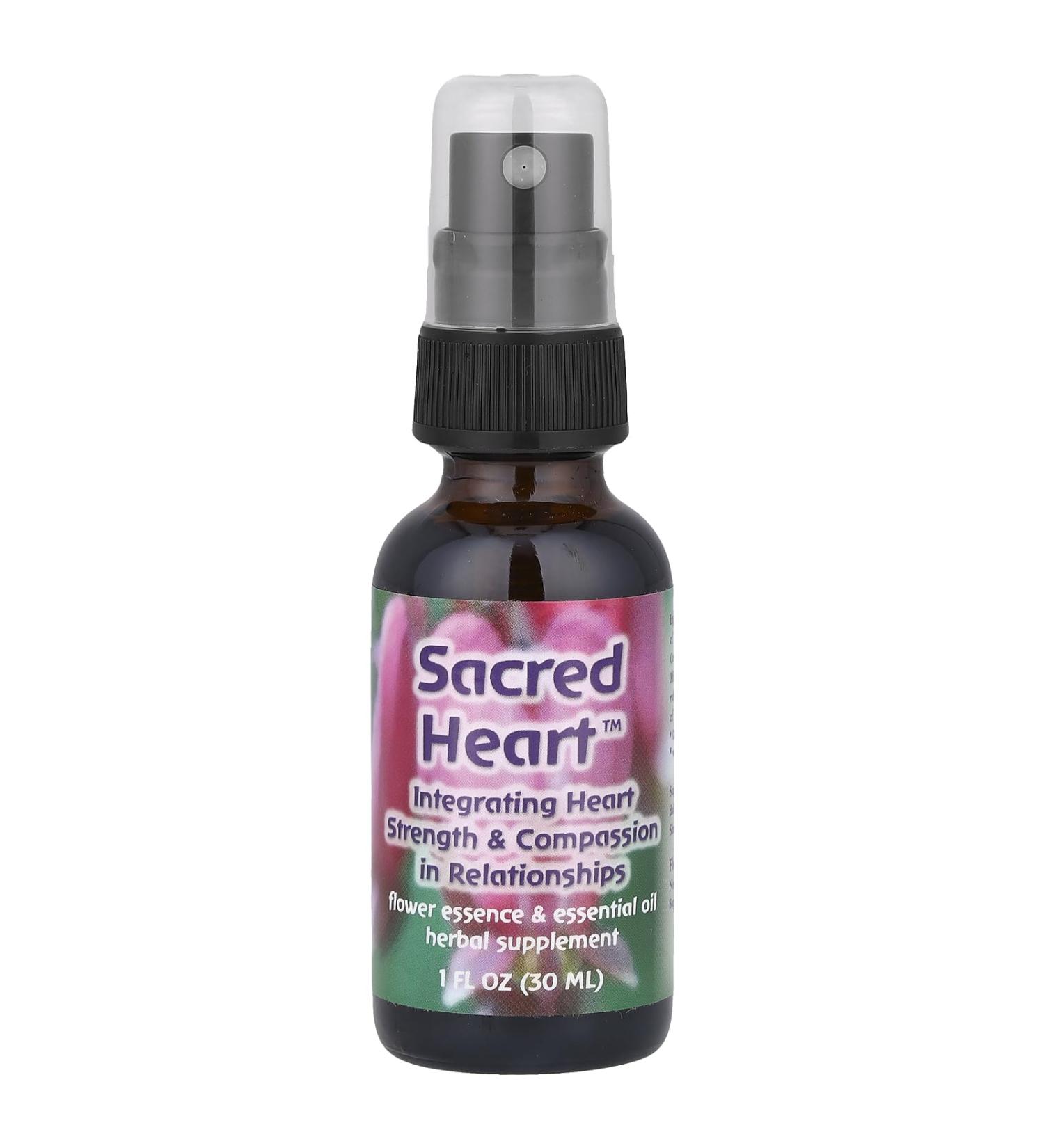 Flower Essence Services Sacred Heart Flower Essence & Essential Oil 1 fl oz (30 ml) - Buy Online on GoSupps.com