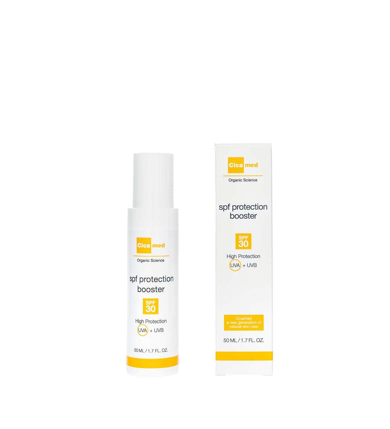 Cicamed Organic Science SPF 30+ Facial Protection - UVA/UVB, Anti-Pollution, Anti-Aging Sunscreen - Buy Online on GoSupps.com