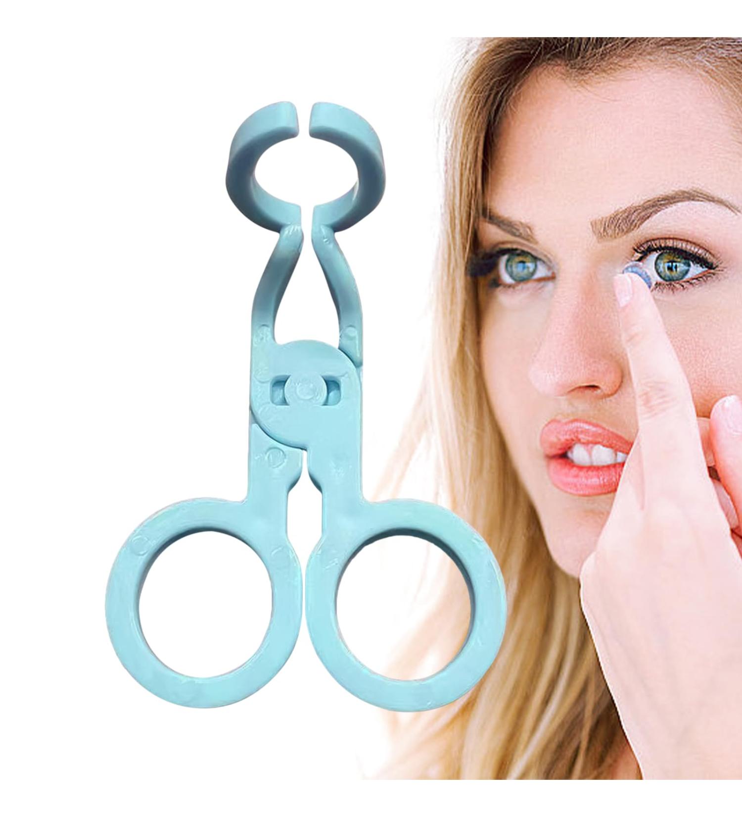 Contact Lens Remover Tool | Contact Grabber - Contact Lens Eyelid WearingTool Stretcher Hassle- Insertion Tool-Leak Proof Tool&Contact Lens Remover Tool for Lenses Blue - Buy Online on GoSupps.com