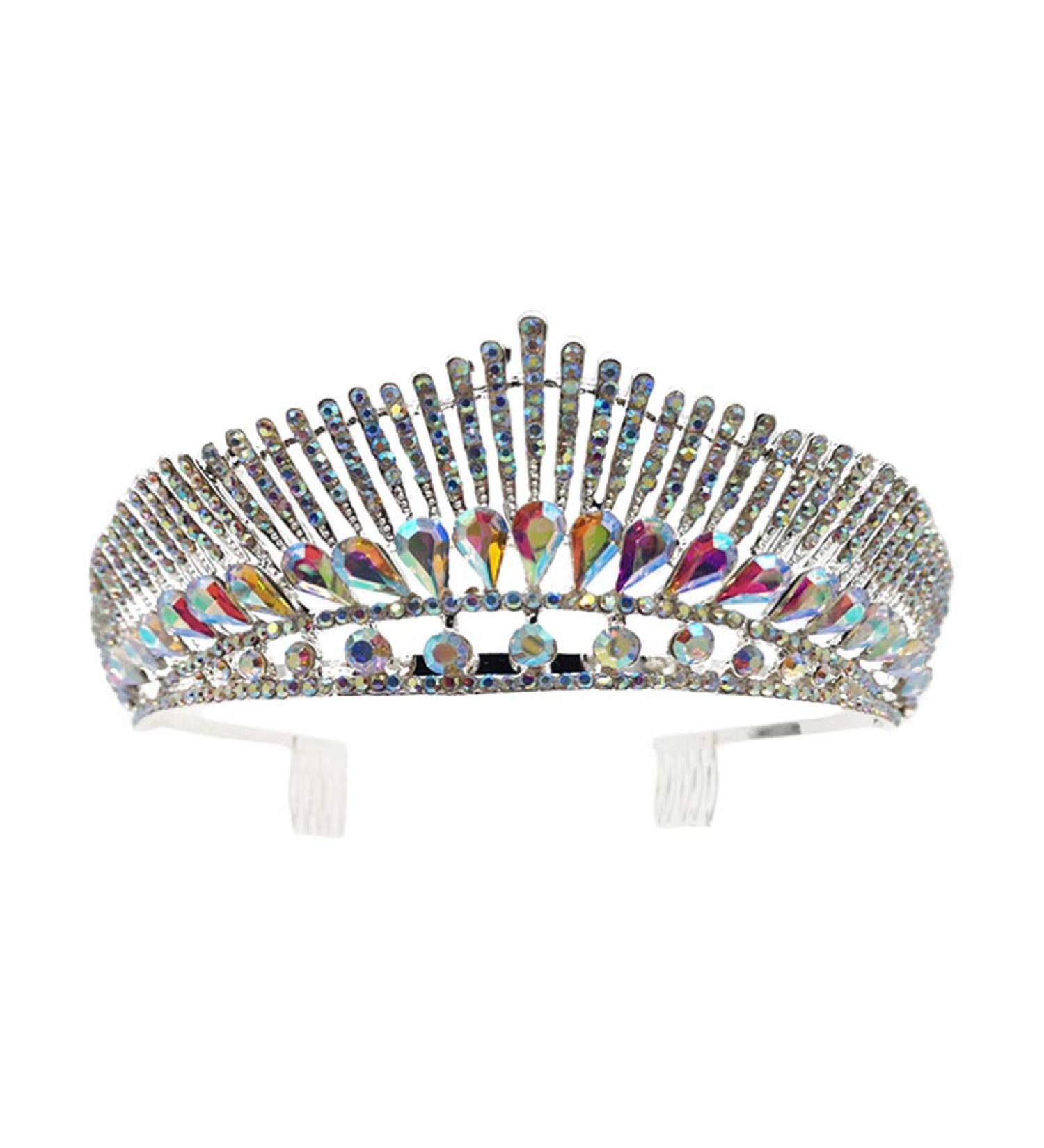 Minkissy Bridal Tiara - Elegant Peacock Hair Jewelry Accessories for Brides - 1pc Women s Headwear - Buy Online on GoSupps.com