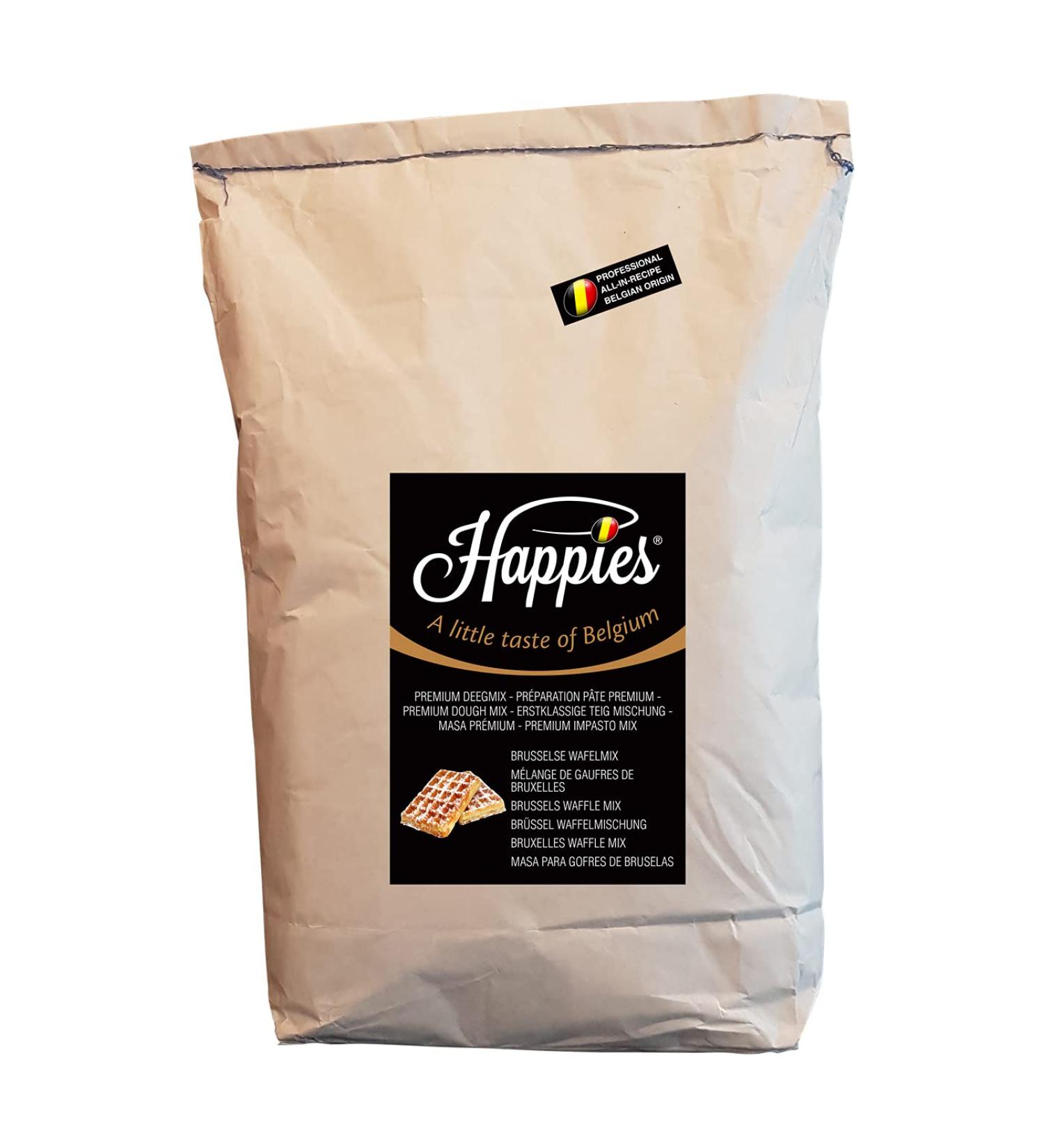 Buy Happies Baking Mix - 10kg Prefabricated Waffle Mix for Delicious Belgian Waffles | International Shipping - Buy Online on GoSupps.com