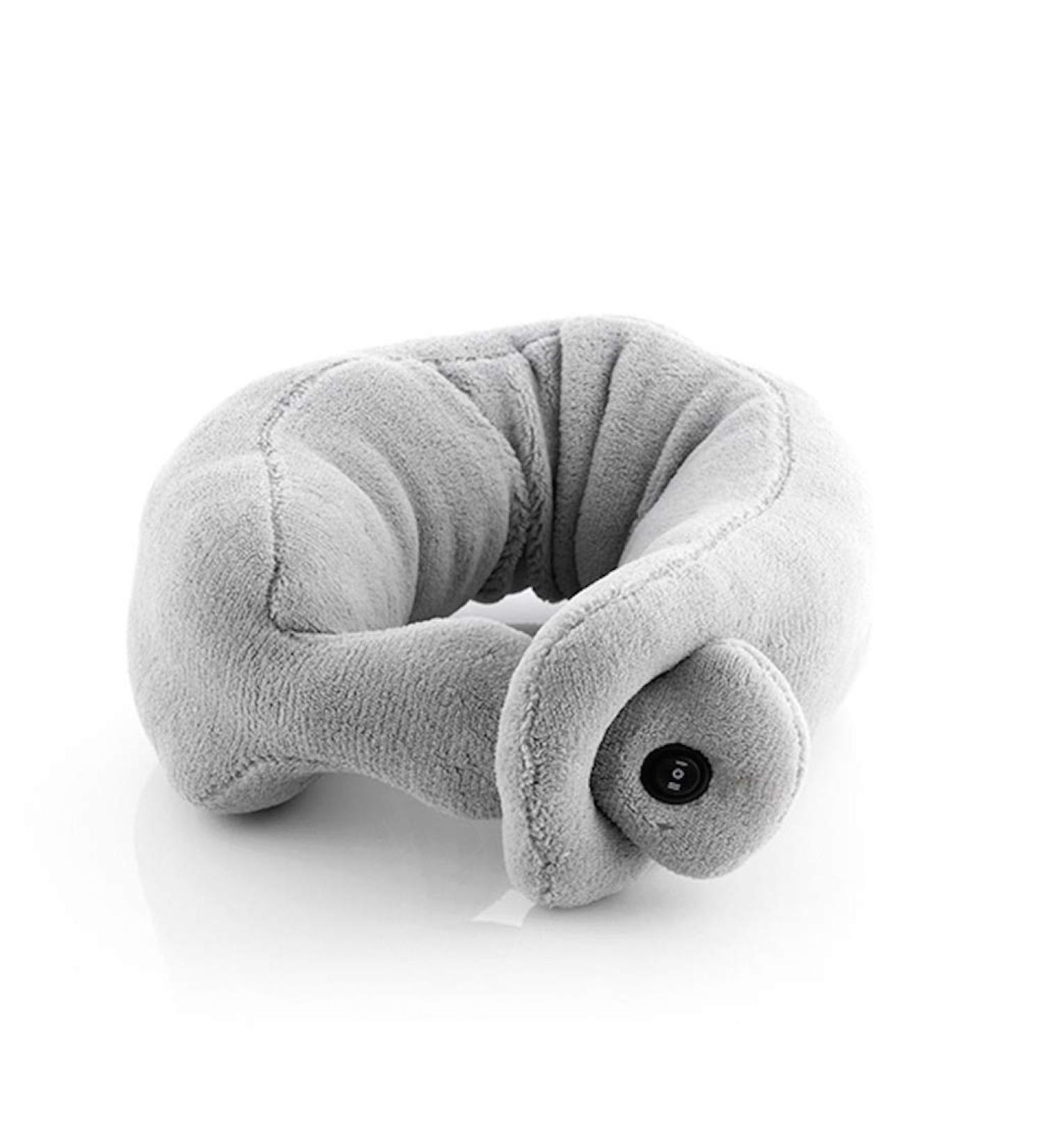 Vibration Massage Pillow - Soft Neck Massage Therapy for Home Office & Travel | Relax Muscles & Reduce Stress - Buy Online on GoSupps.com