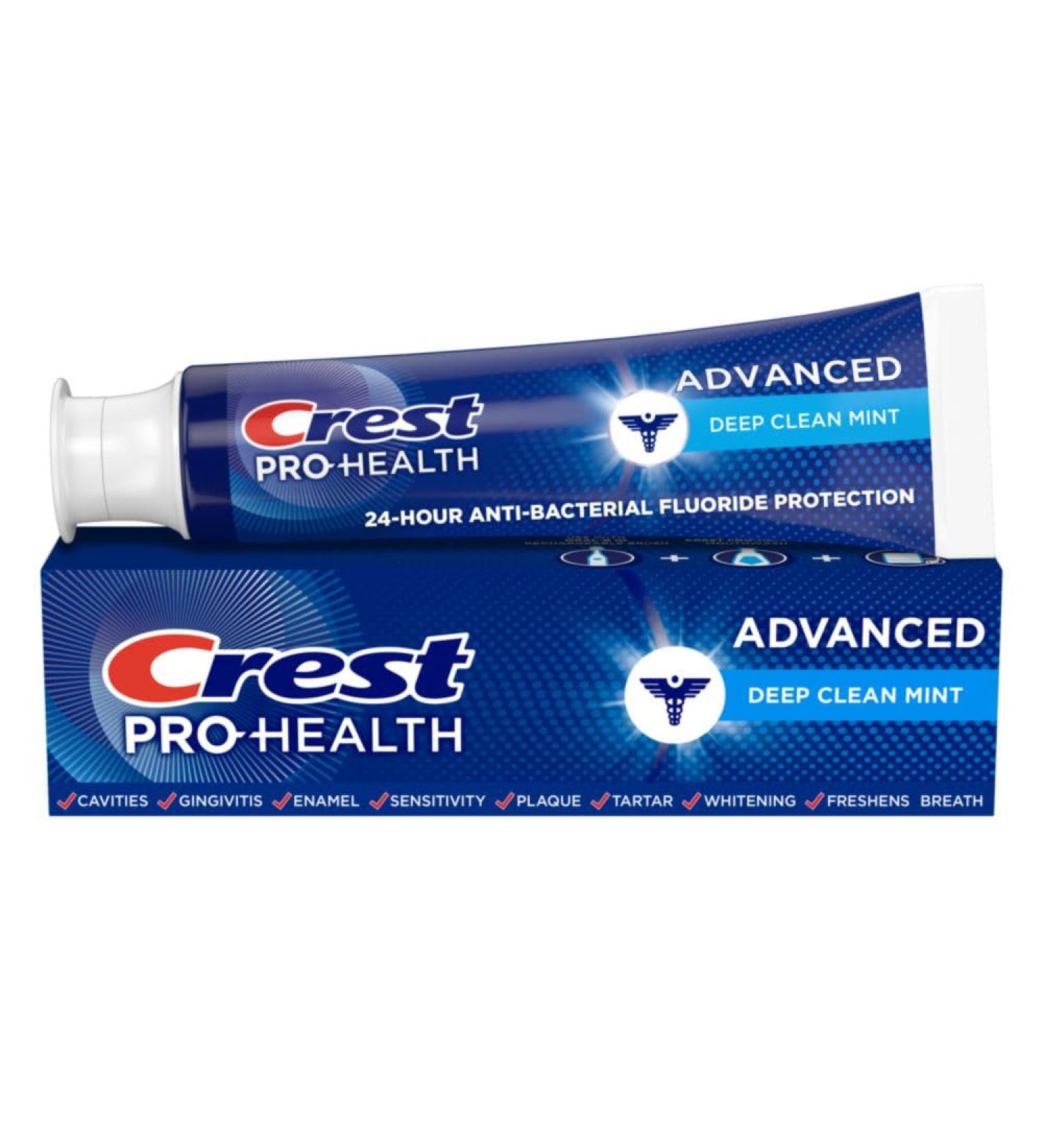 Crest Pro-Health Advanced Deep Clean Mint Toothpaste 5.1 Oz - Buy Online on GoSupps.com