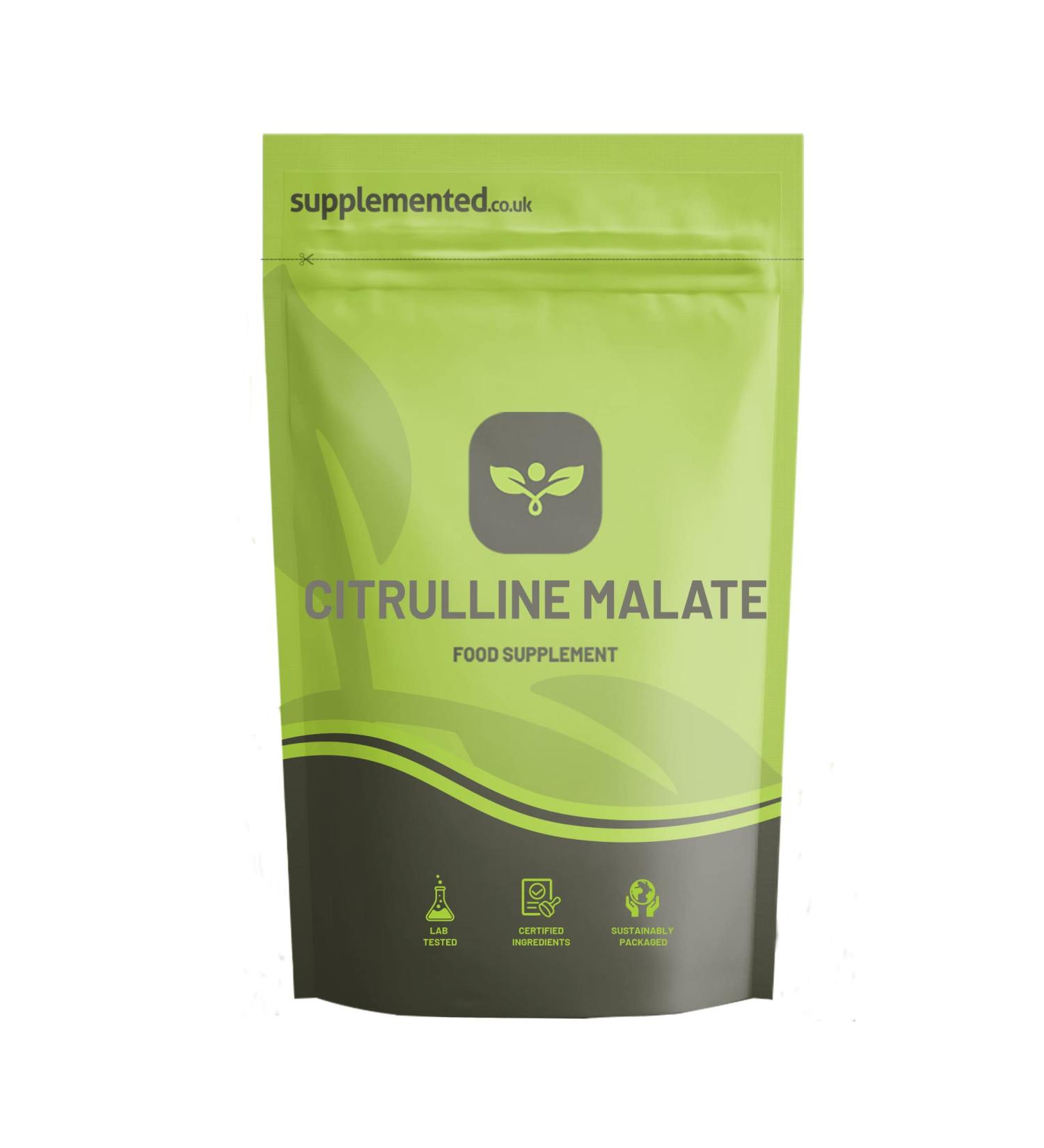 Citrulline Malate 750mg Capsules (90 Count) - Premium Quality Supplement - Buy Online on GoSupps.com