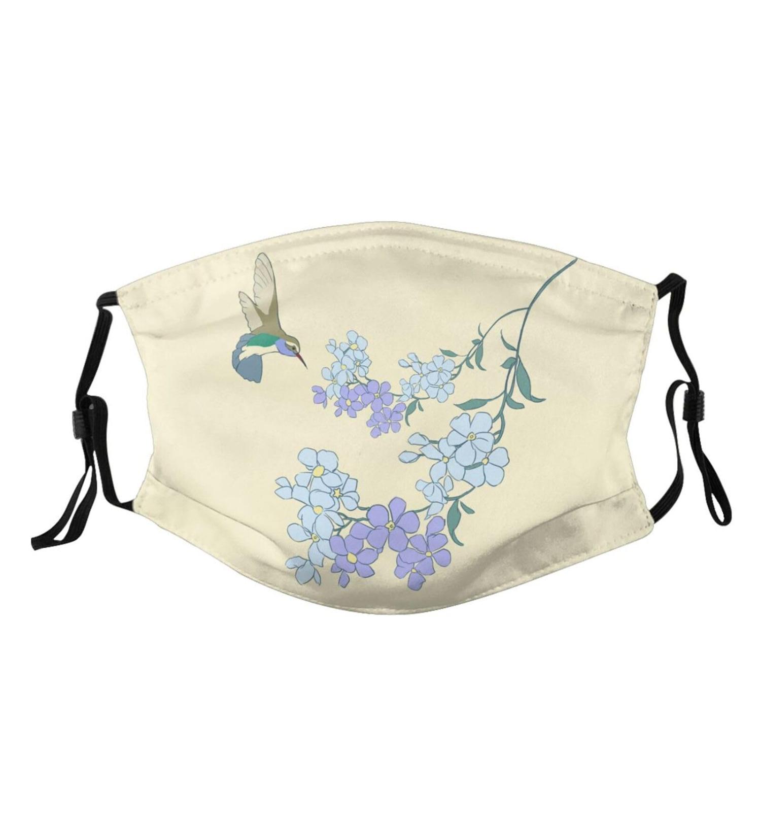 Zyvia Fresh Orchids Dust Mask for Adults - 5-Layer Protection Activated Carbon Filter Soft & Breathable Adjustable 10 Pack - Buy Online on GoSupps.com