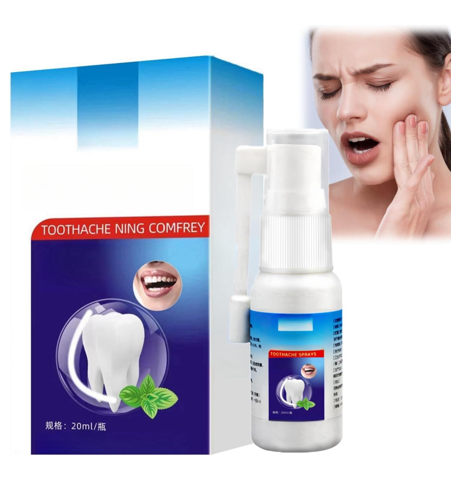 Toothache Relieving Spray Oral Care Spray Instant Teeth Treatment Relief Toothache Sprays Toothache Pain Relief Dental Pain Relief Spray Strong Pain Relief for Toothache Rapid Relief Dental Spray - Buy Online on GoSupps.com