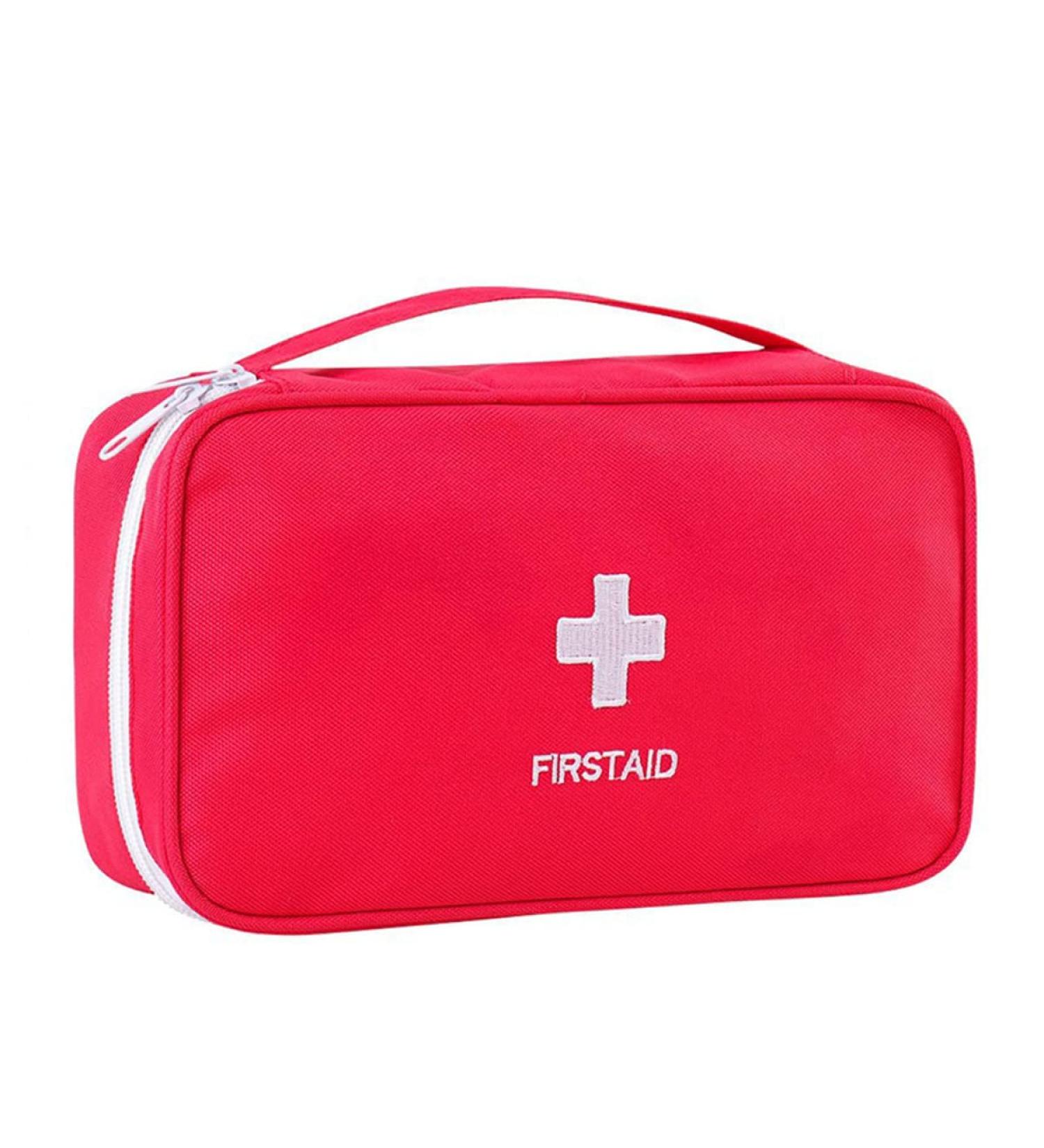 NB Medicine Bag - Travel First Aid Bag for Families | Caregiver & Emergency Bag - Red - Buy Online on GoSupps.com