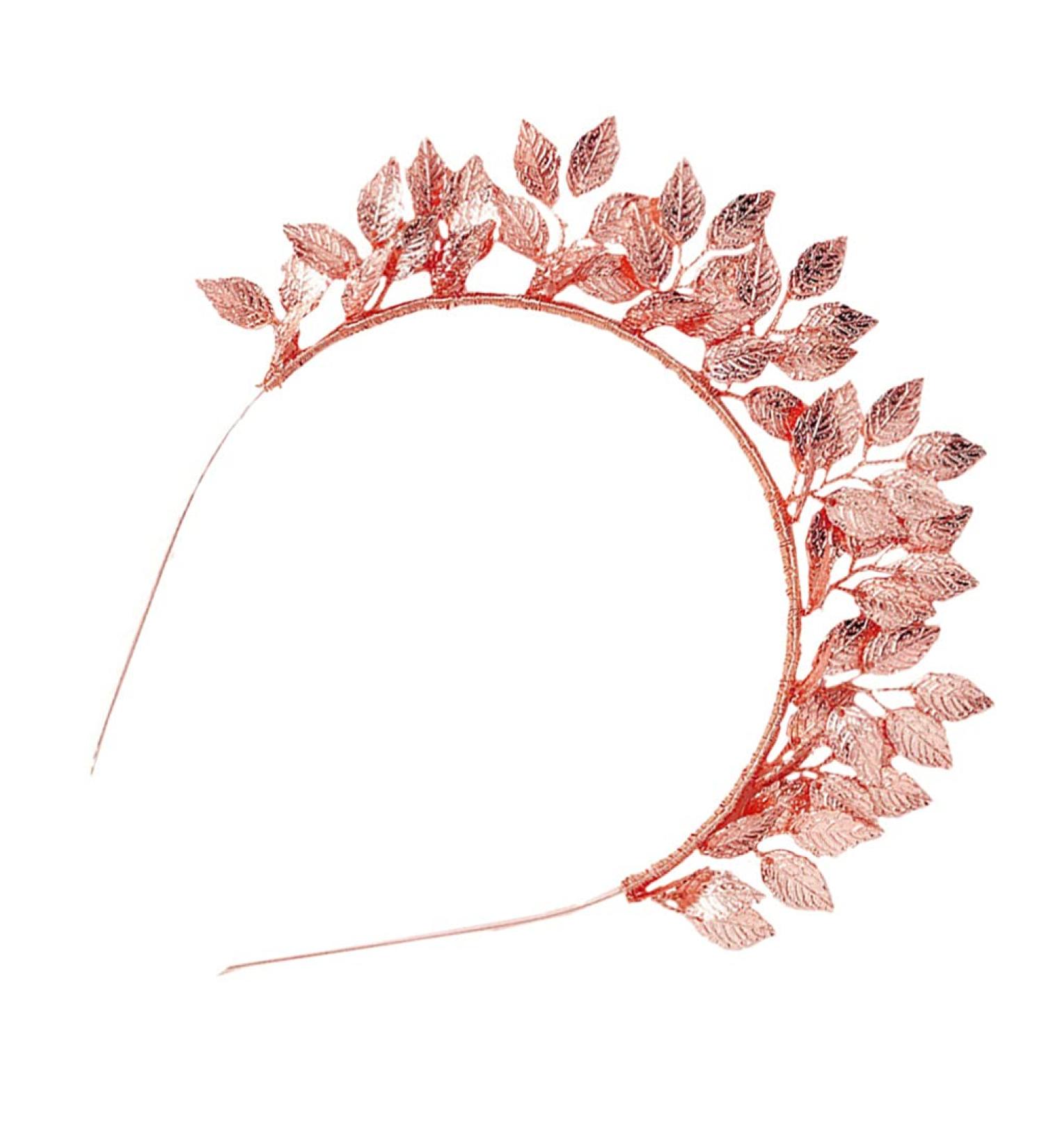 Lurrose Greek Goddess Headband Bridal Leaf Tiara Headband Leaf Vine Hair Hoop Vinatge Branch Hairband for Greek Costume Wedding Bridal Headpieces Rose Gold 18.5x12.5cm Rose Gold - Buy Online on GoSupps.com