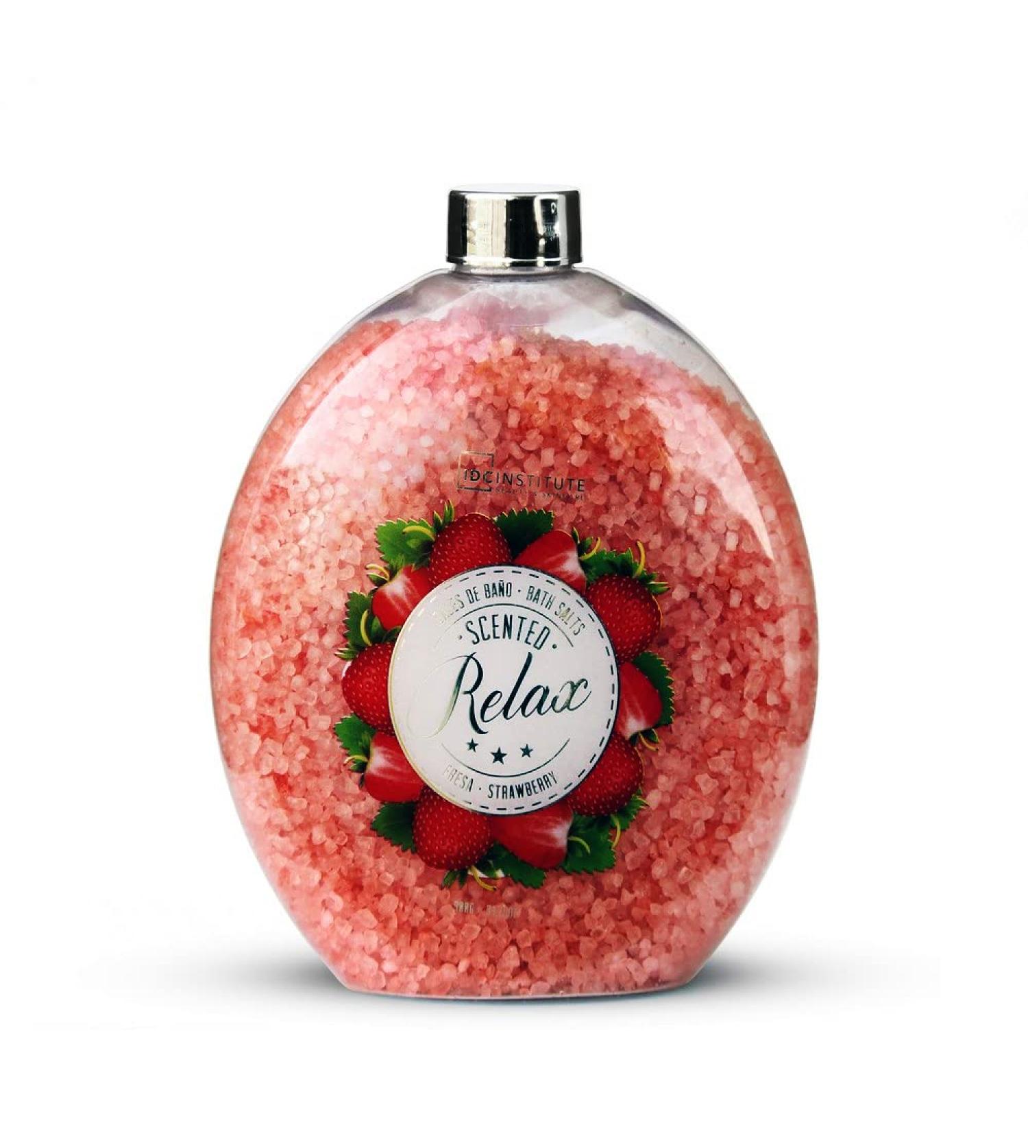IDC Instant Scented Relax Bath Salts 900g - Strawberry | Soothing Spa Experience | Buy Internationally - Buy Online on GoSupps.com