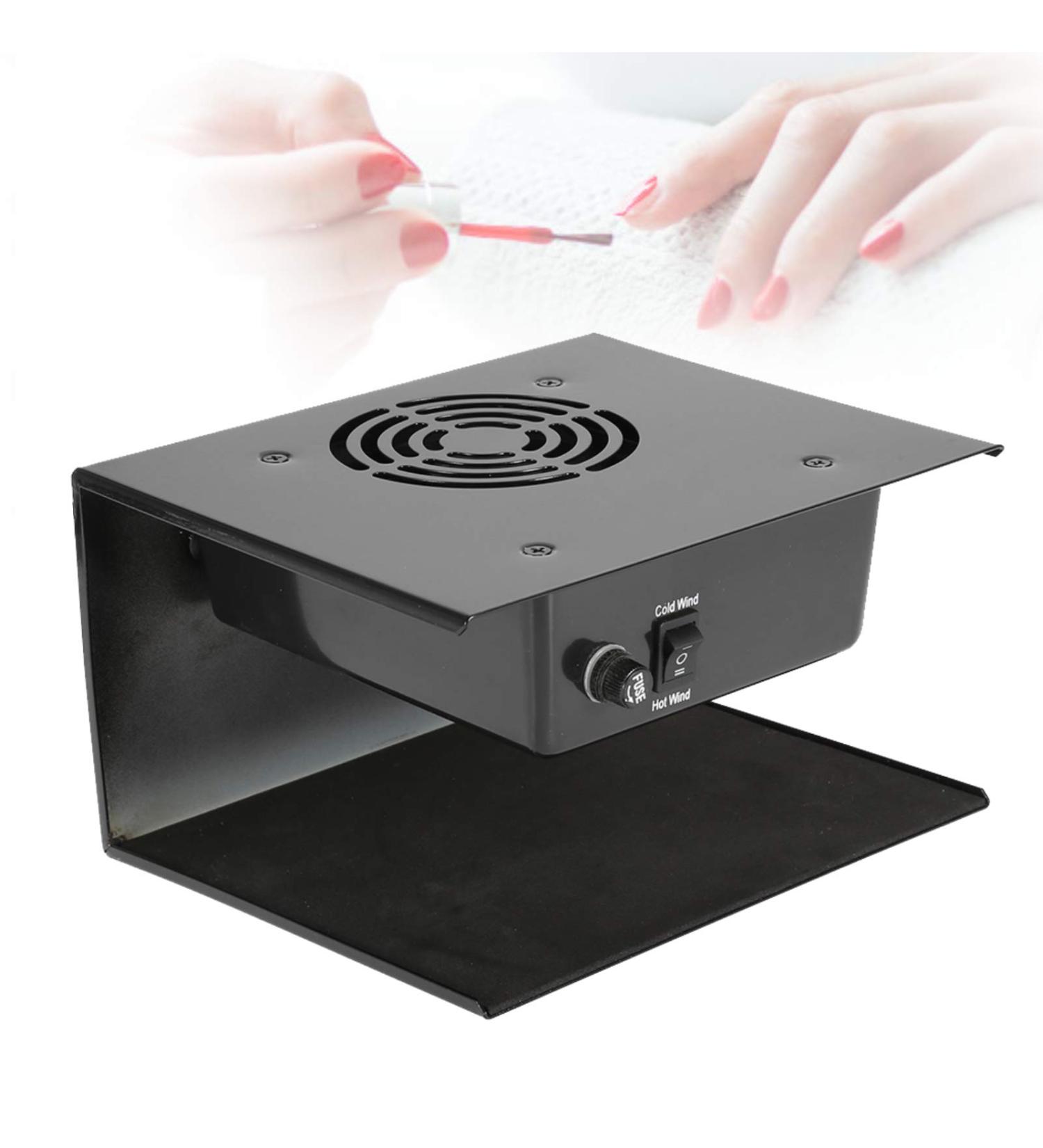 Cold & Hot Wind Nail Dryer - 300W Nail Polish Drying Fan for UV Gel & Nail Design - Buy Online on GoSupps.com