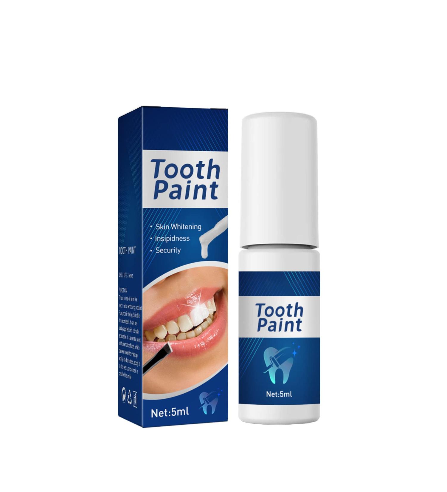 XIRUJNFD Tooth Paint - Instant Teeth Whitening Gel & Stain Remover (1Pcs) - Buy Online on GoSupps.com