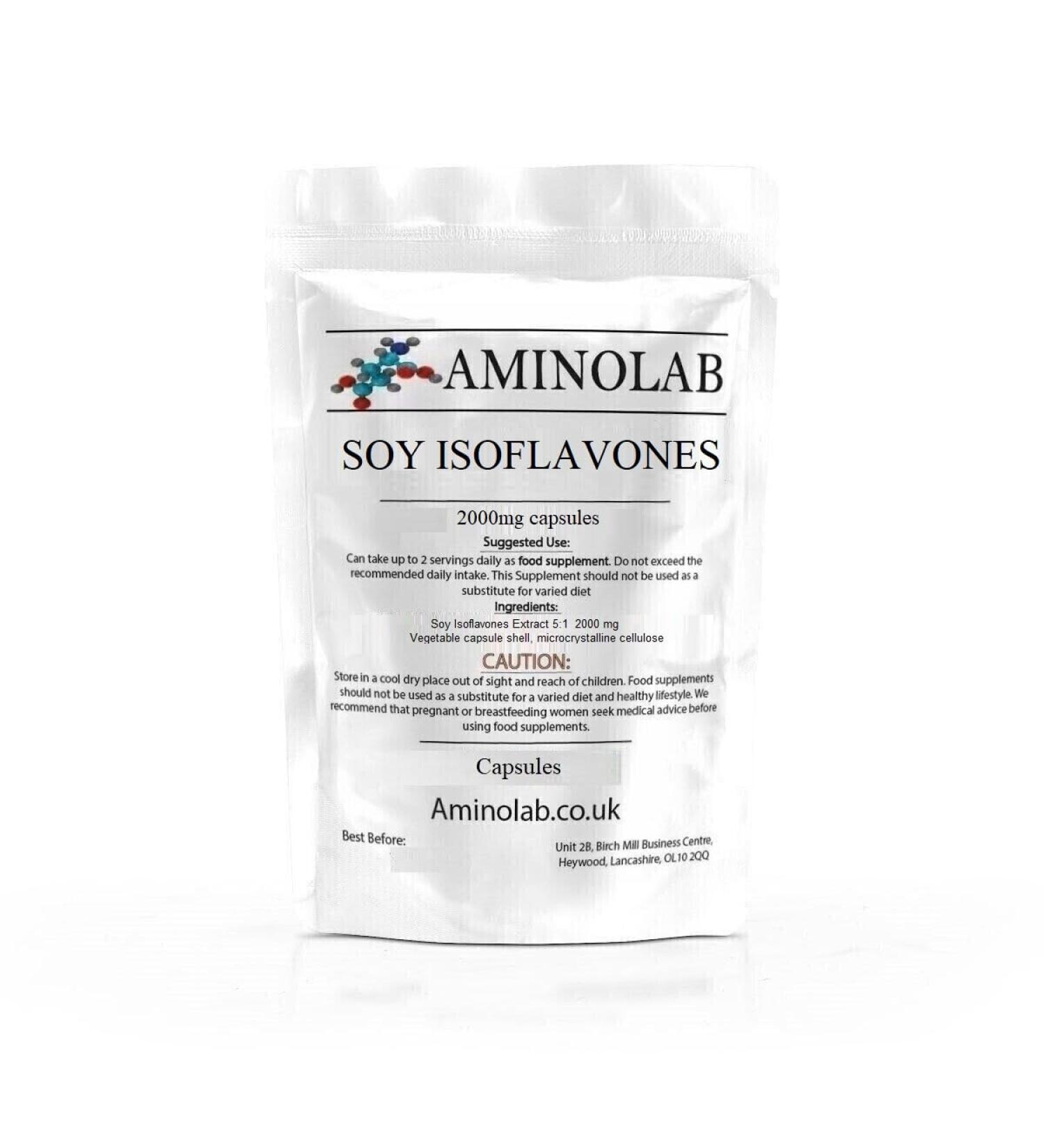 Aminolab - Soy Isoflavones 2000mg 120 Capsules