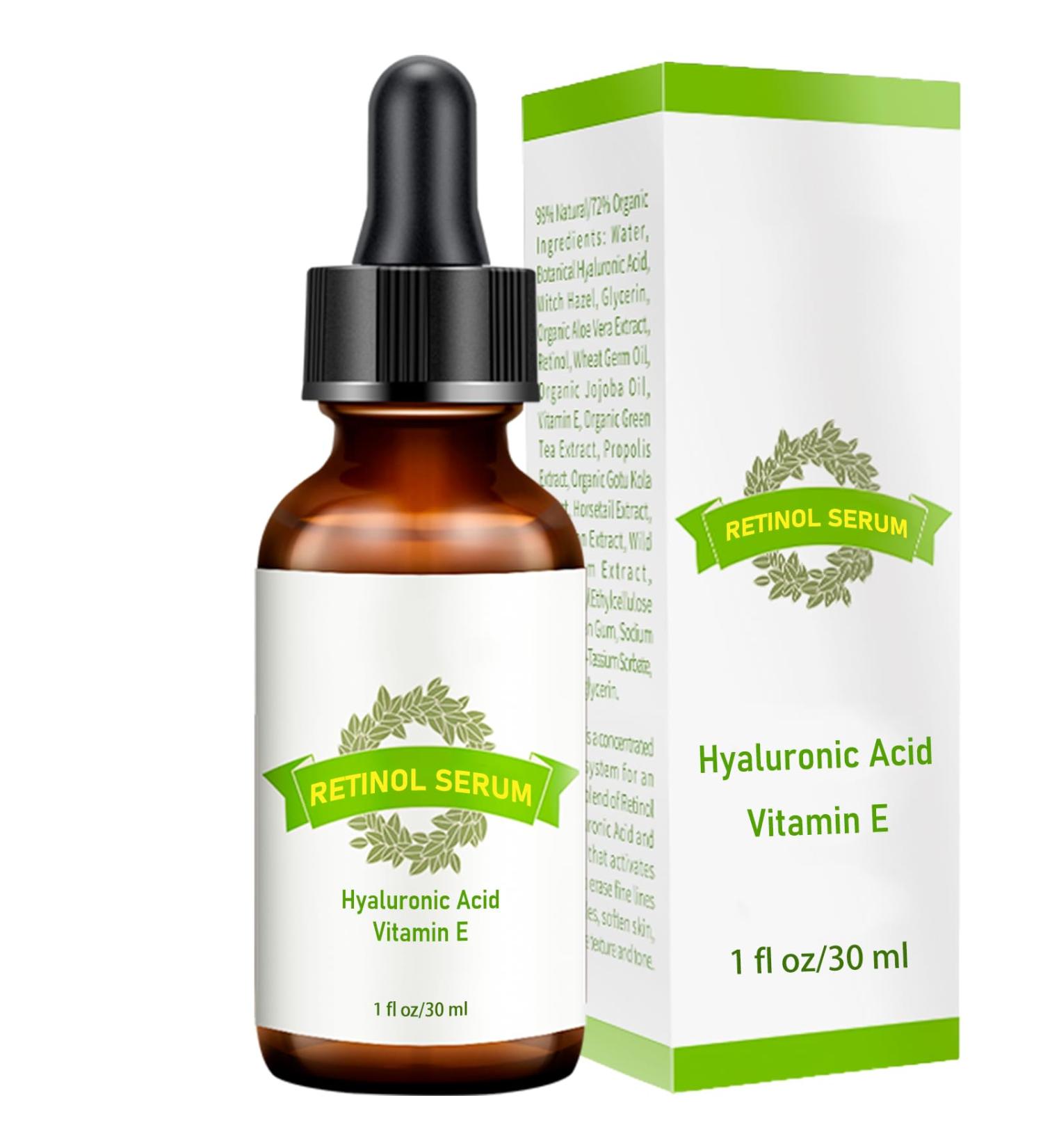 Trendyfave Retinol Serum Retinol Serum With Hyaluronic Acid Vitamin E Anti Aging Facial Serum Retinol Serum For Face Repair Fine Line Deep Moisturizing Retinol Skincare All Skin Types 30ml - Buy Online on GoSupps.com