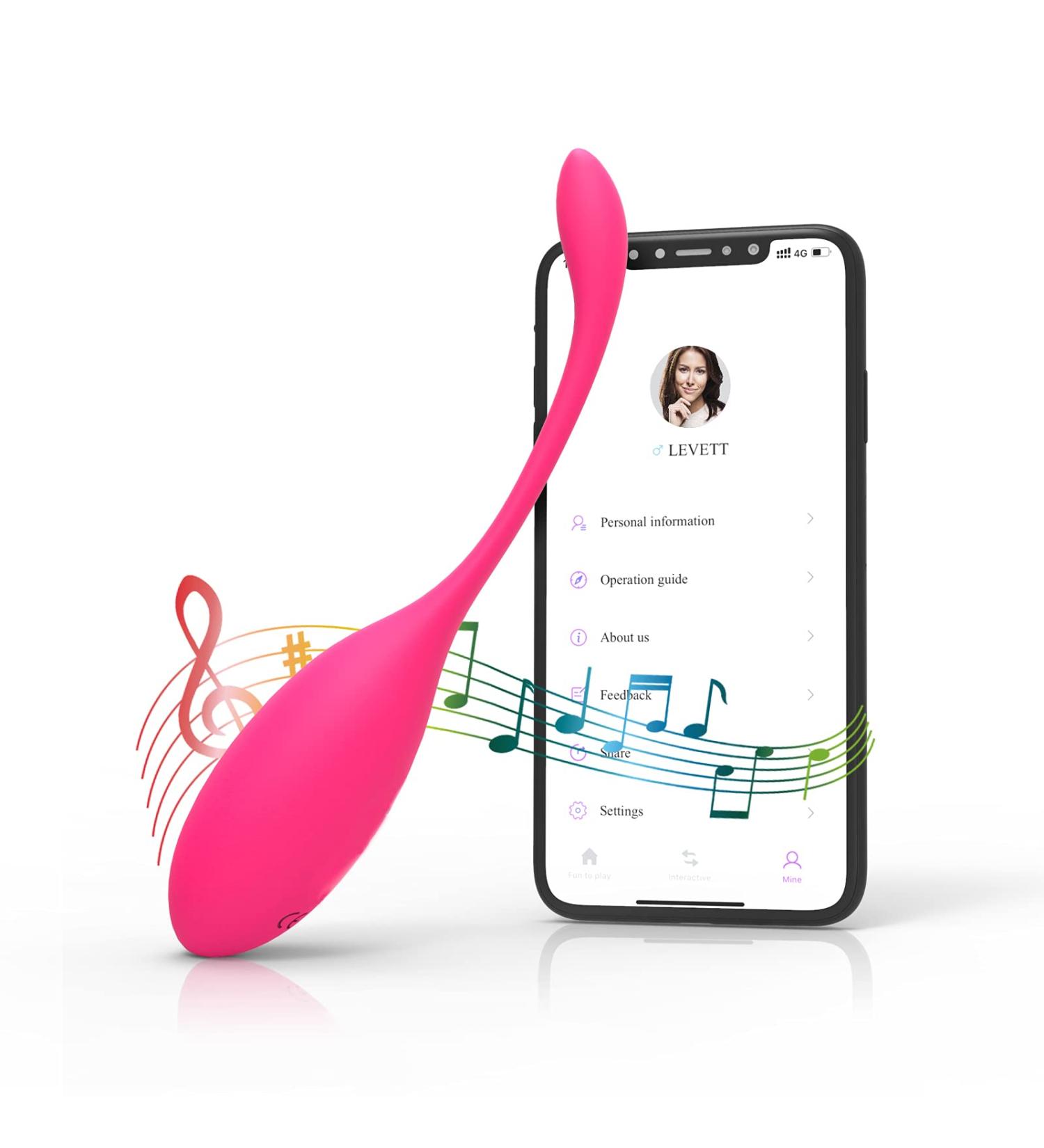Silicone Pelvic Exercise Trainer with App Control & Multiple Modes for Women - Red - Buy Online on GoSupps.com