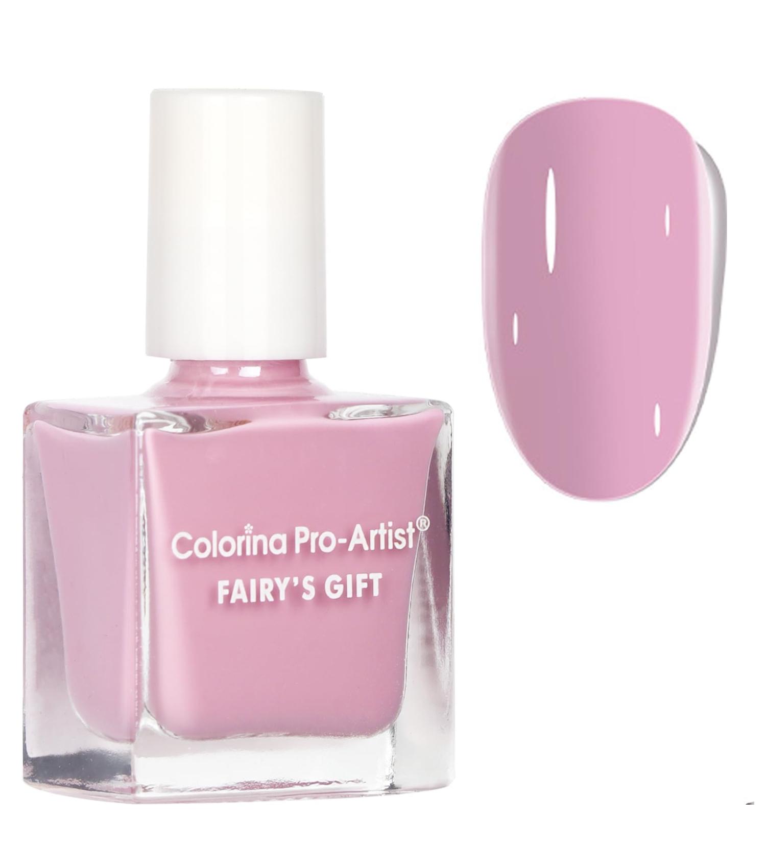 Pink Nail Polish - Nude Nail Varnish - Long Lasting Quick Dry Nail Polish - Nail Polish No Lamp Required - Nail Polishes Formula - Nail Varnish for Women Teens Kids : pink - Buy Online on GoSupps.com