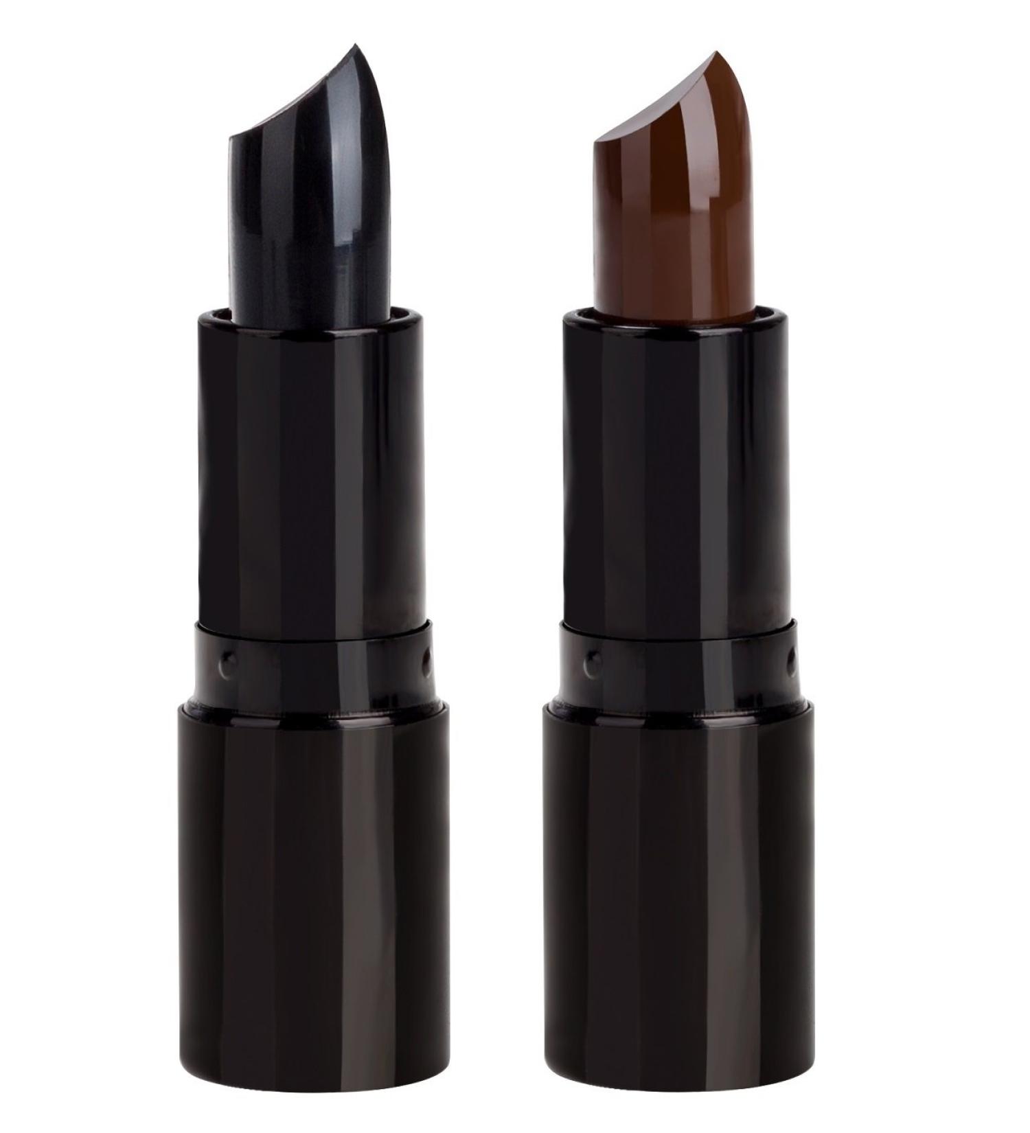 Non-Toxic Professional Hair Color Lipstick with Olive Oil | Temporary Hair Dye Crayon (Black + Coffee) - 2 Pack - Buy Online on GoSupps.com