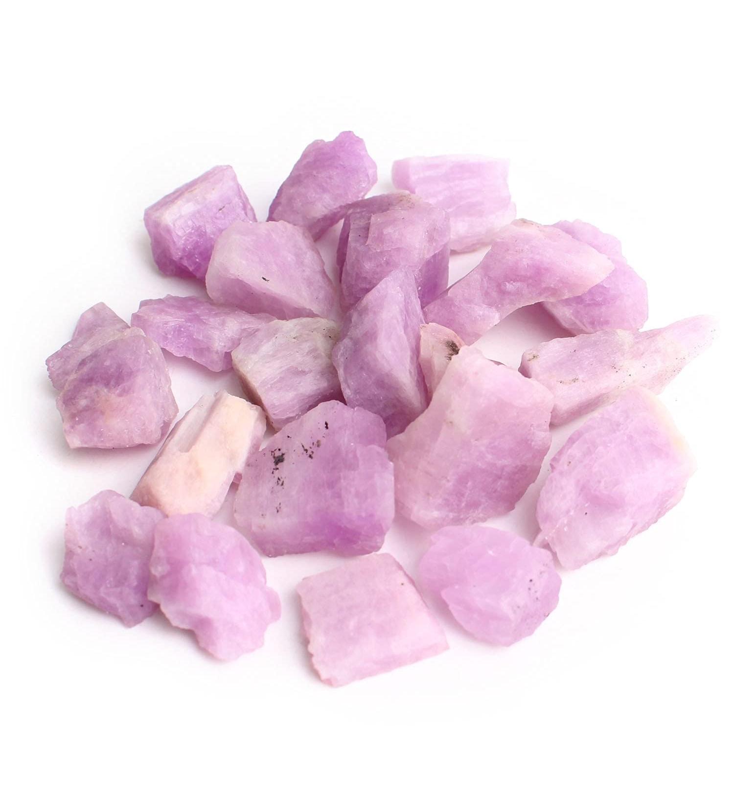 Crystal 30g Natural Raw Purple Kunzite Crystal Stones Rough Spodumene Chips Rock Quartz Minerals Specimen Home Decor ningxiao (Size : 50g) - Buy Online on GoSupps.com
