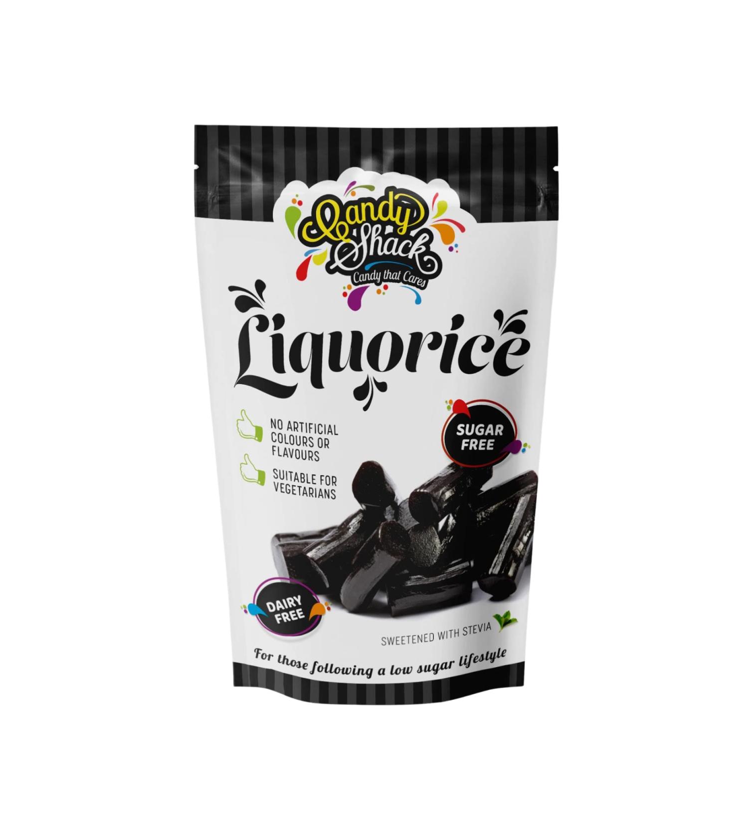 Candy Shack Sugar Free Liquorice 120 grams Liquorice 120g