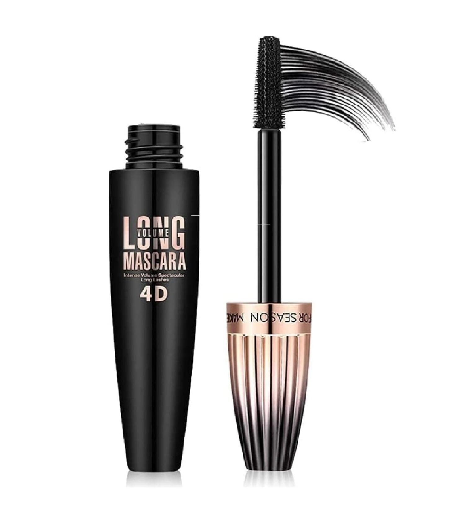 HOUSN 4D Eyelash Mascara waterproof black 10 ml mascara for volume and length smudgeproof tubing mascara natural eye makeup mascara for women - Buy Online on GoSupps.com