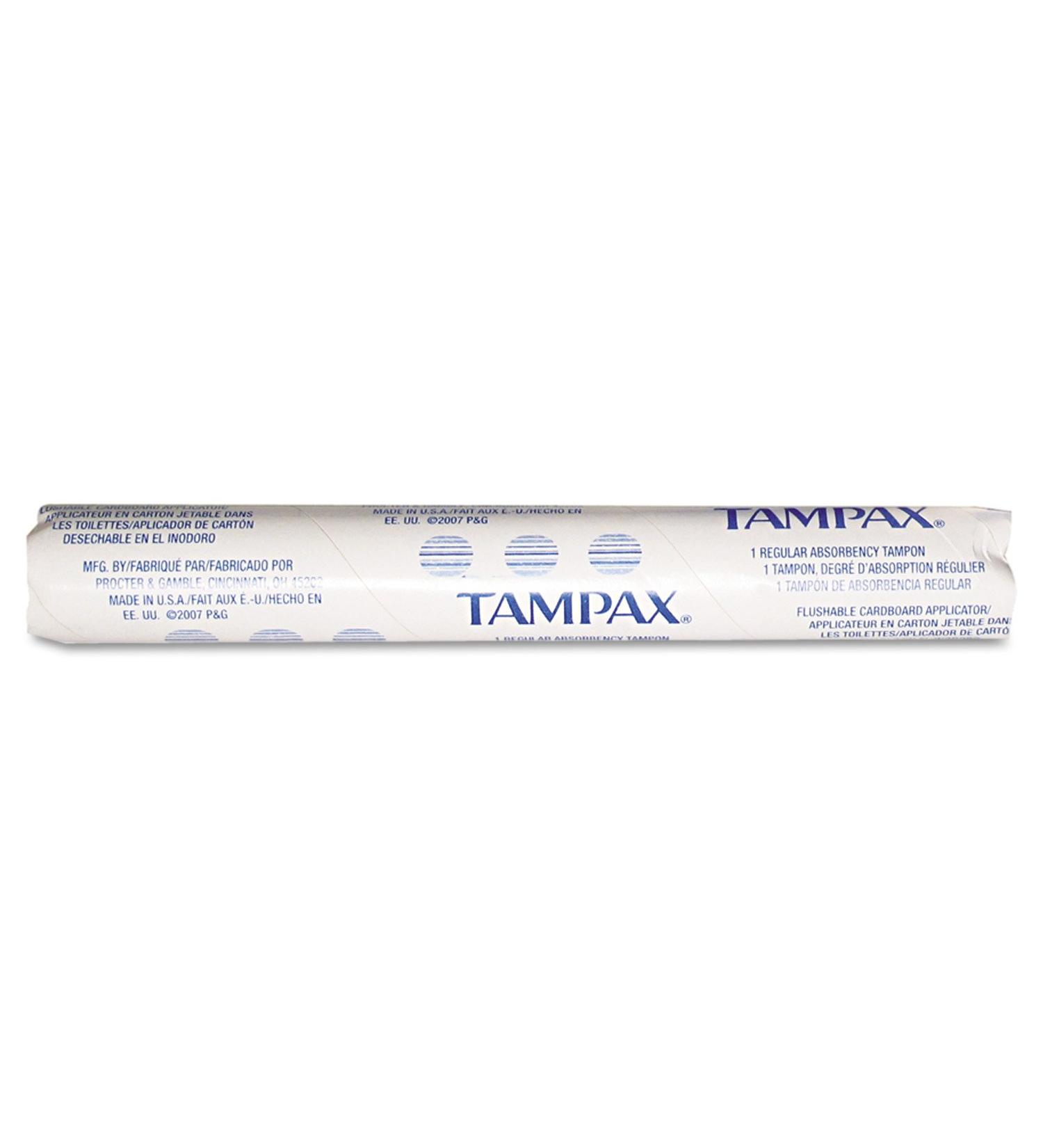 Tampax Tampons for Vending Dispenser - Hospeco T500 (Case of 500) - White 7 Count Tampons - Buy Online on GoSupps.com
