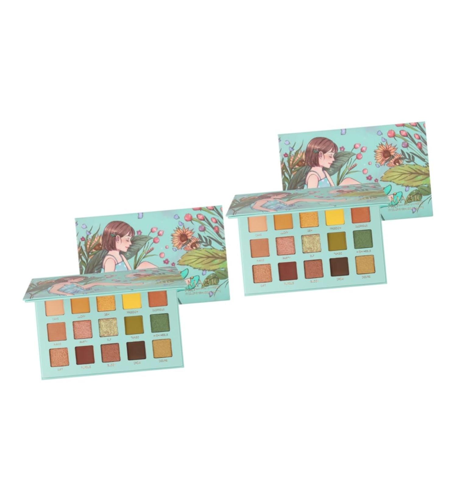 FOMIYES 2 Pcs Glitter Eye Shadow Eyeshadow Rainbow Makeup Accessories Eyeshadow Palette Polarized Childhood 1 count (Pack of 1) Greenx2pcs - Buy Online on GoSupps.com