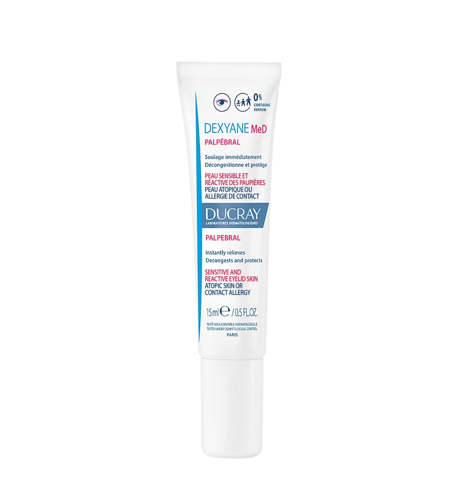 Ducray - Dexyane MeD Palpebral Cream - Dry and Atopy-Prone Eyelid Skin - Sensitive and Reactive Eyelid Skin - 15ml - Buy Online on GoSupps.com