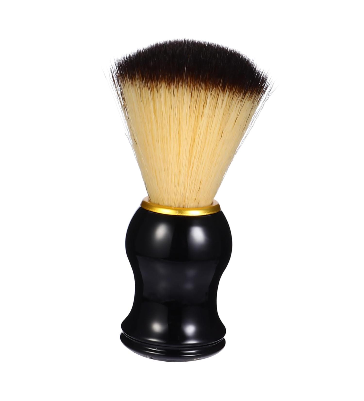 Frcolor Men's Shaving Brush & Cosmetics Kit | Black & Wooden Handle | Essential Facial Tools for Grooming - Buy Online on GoSupps.com