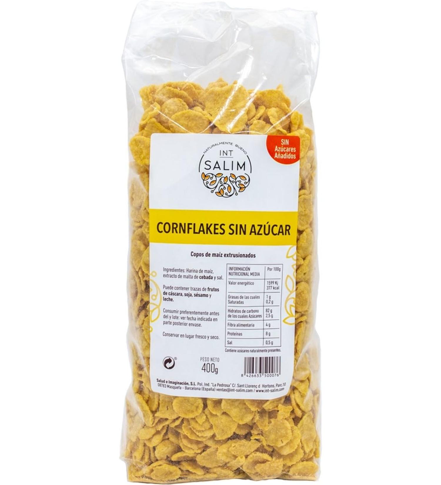 CORN FLAKES SIN AZUCAR 400GR INT SALIM