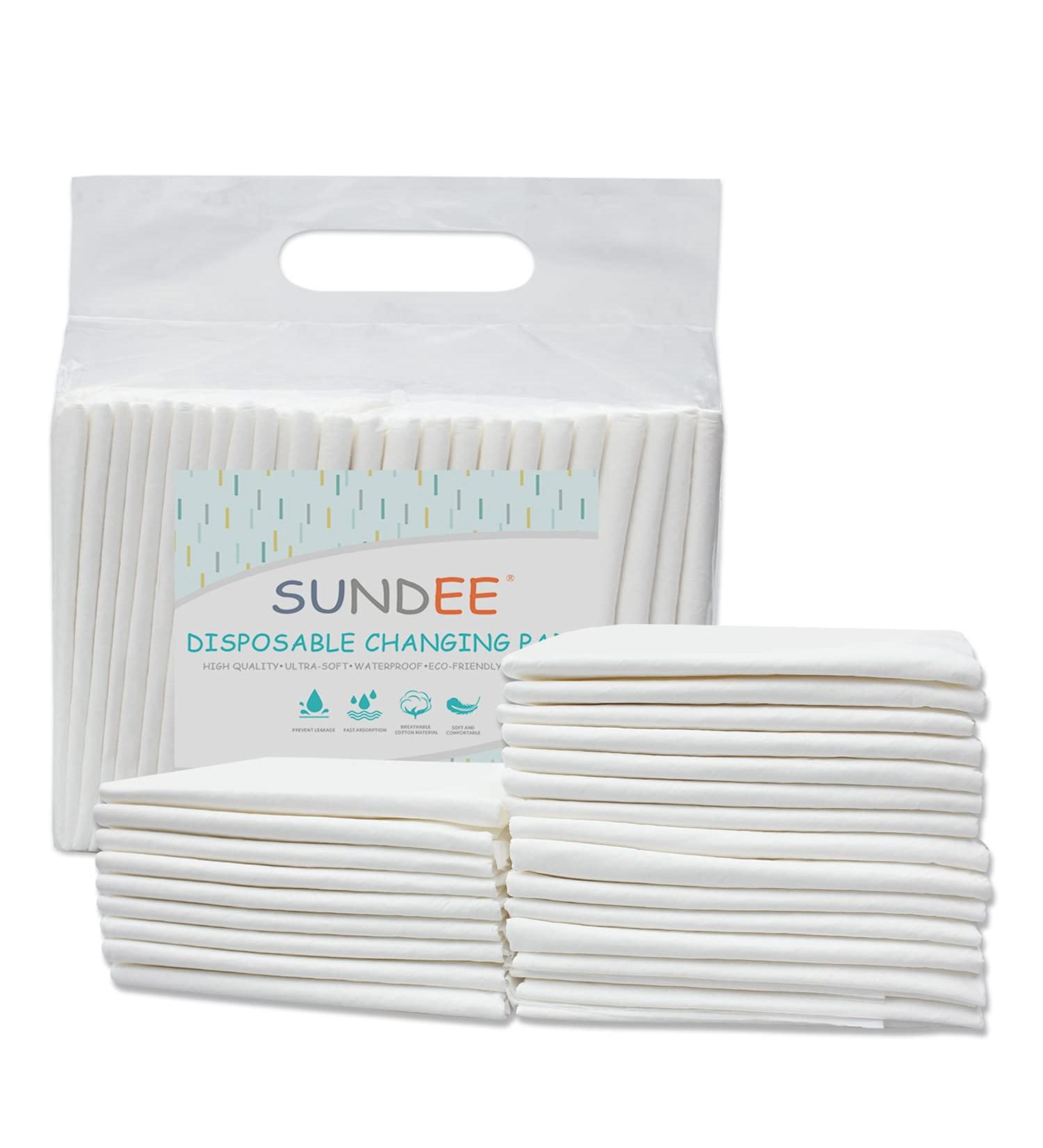 25 Pack Disposable Waterproof Replacement Pad, Super Soft Water Absorption, Portable Leak Proof Protective Pad, Suitable for Children, Adults, The Elderly and Pets. 25P